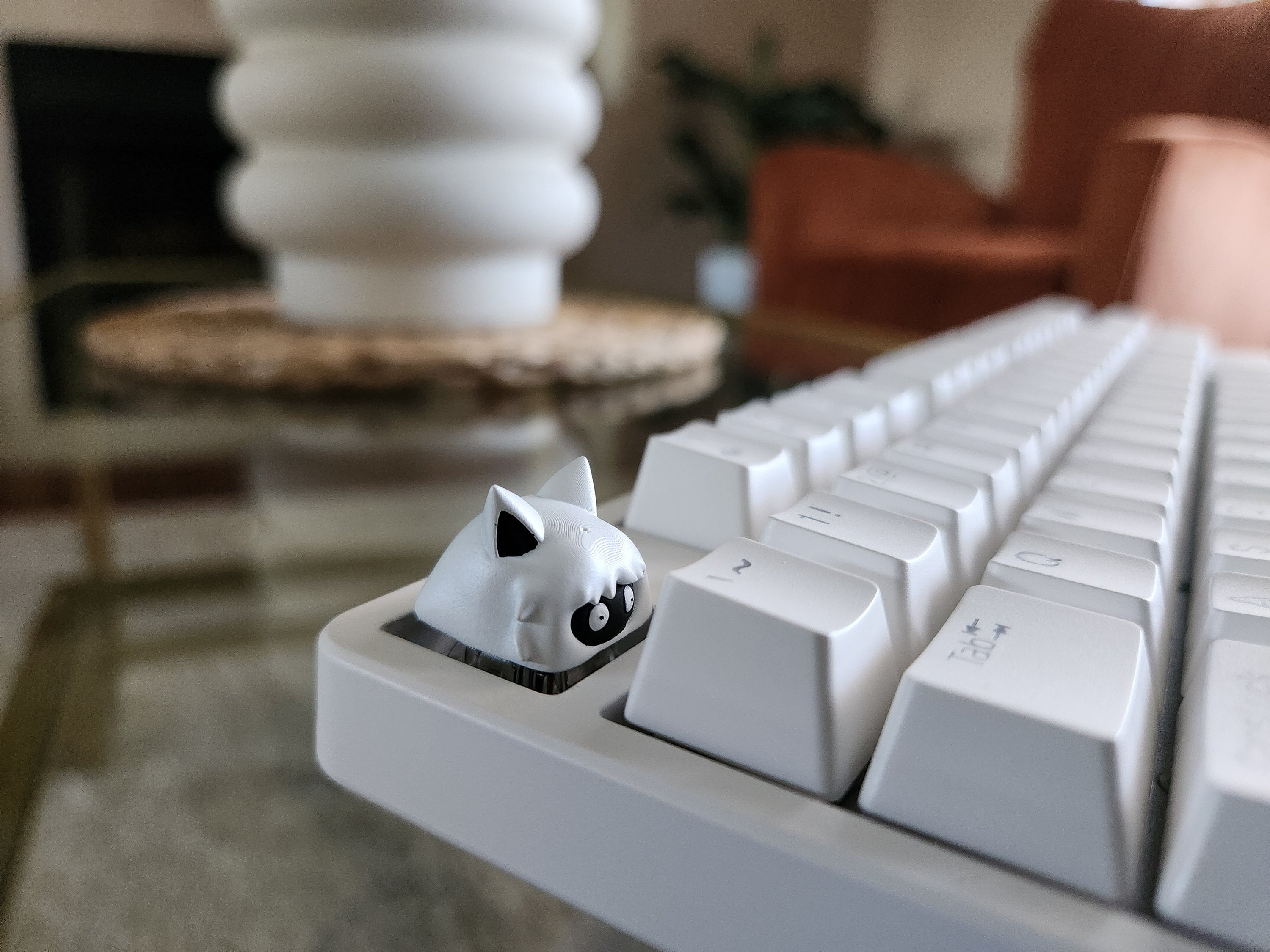 Palworld Wumpo Video Game Keycap - Hand Painted Cute Keycap Designs, Cherry MX