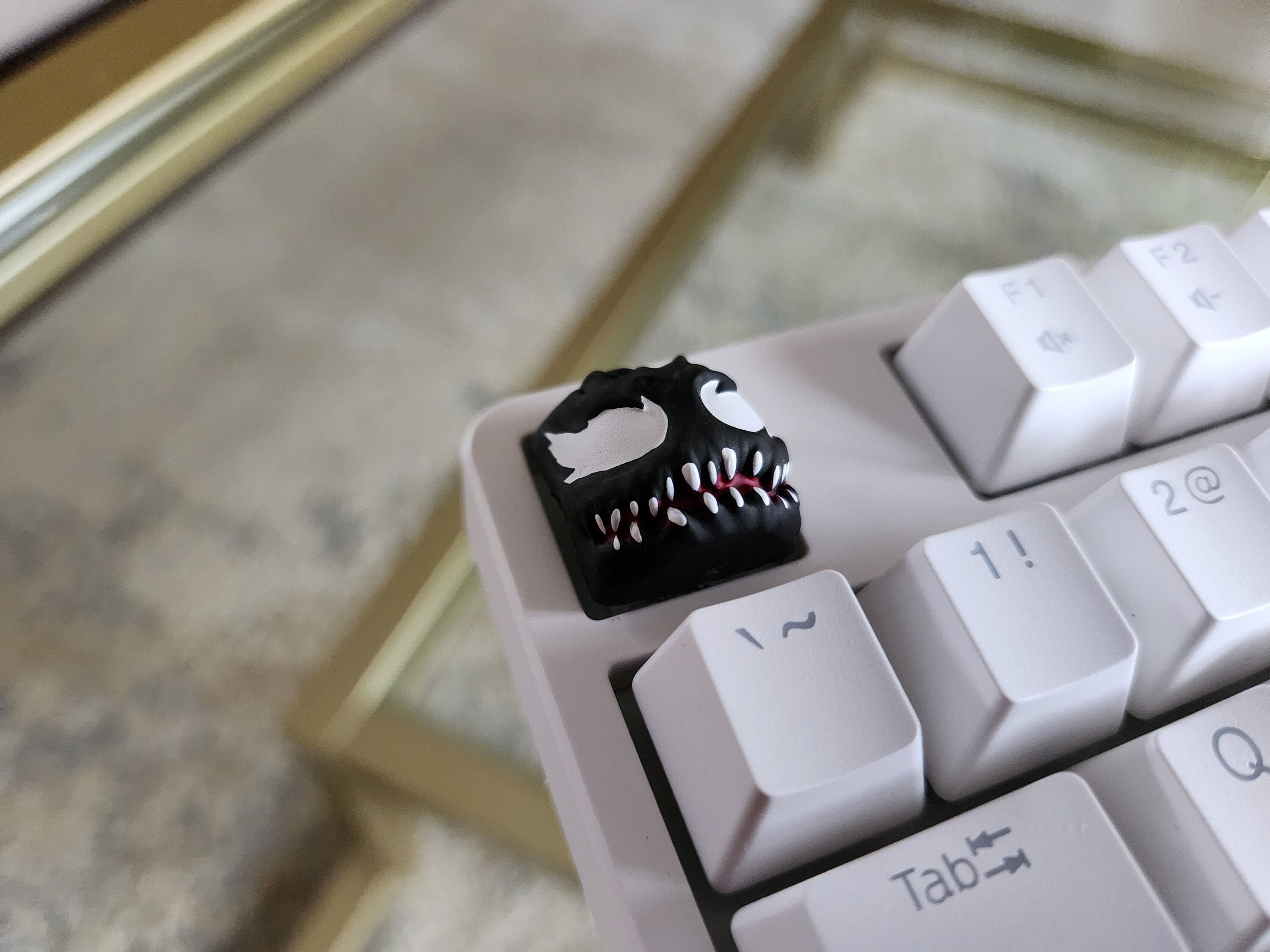 Video Game Keycap - Hand Painted Cute Keycap Designs, Cherry MX