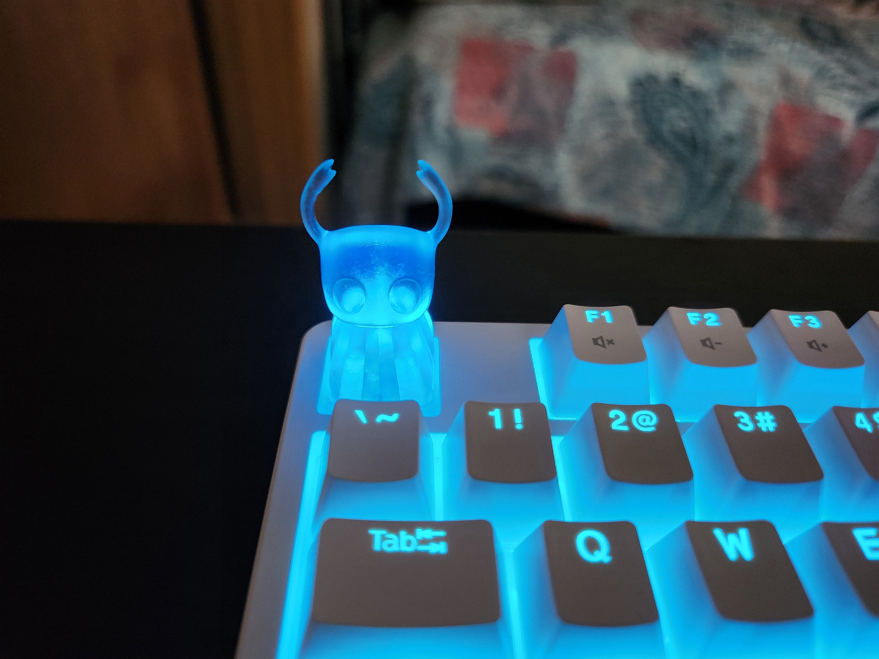 Hollow Knight Keycap - Clear Transparent Cute Keycap Designs, Cherry MX, Multiple Colors