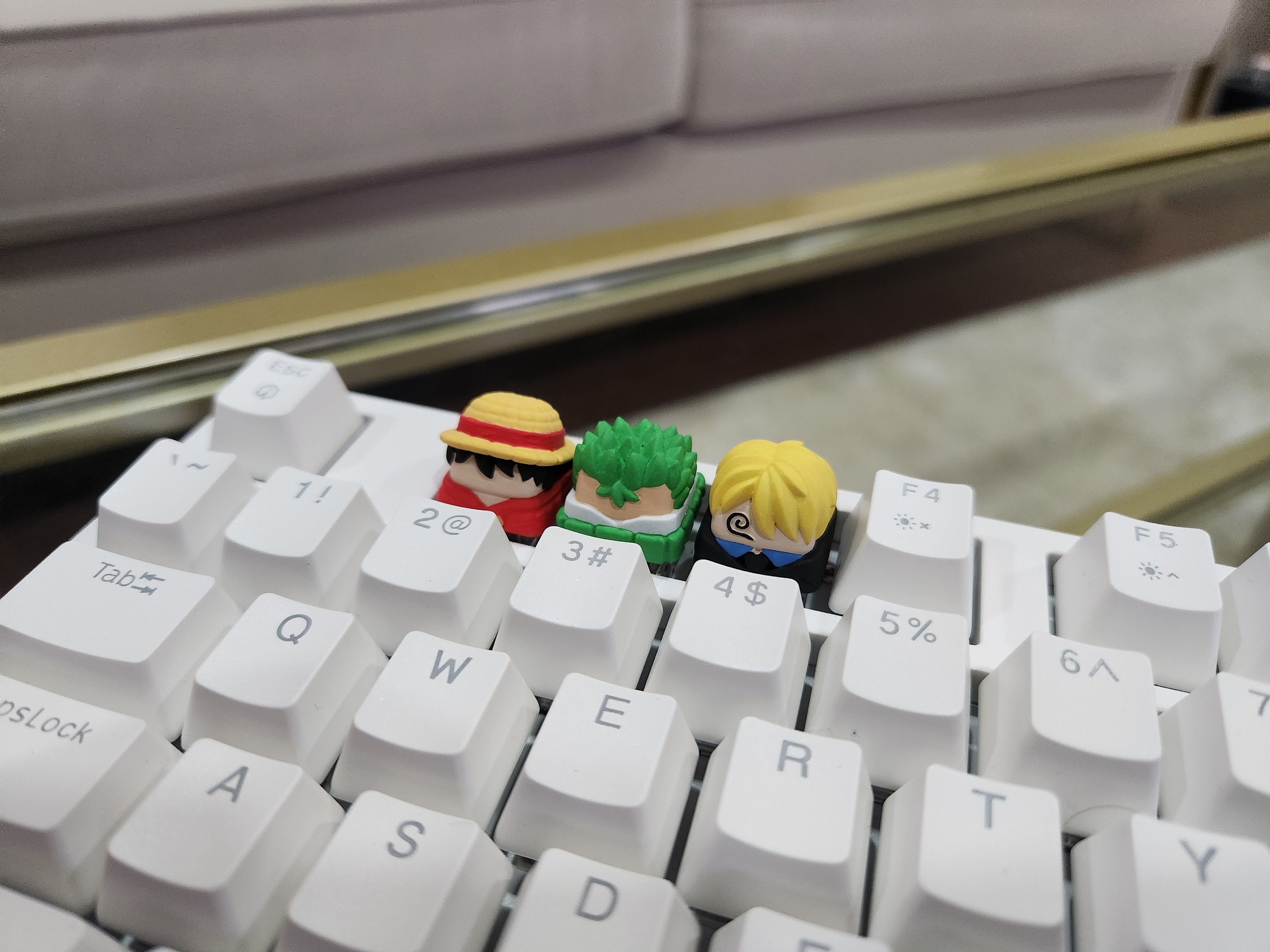 Anime Keycap - Hand Painted, Cute Keycap Designs, Cherry MX, Hiko3D