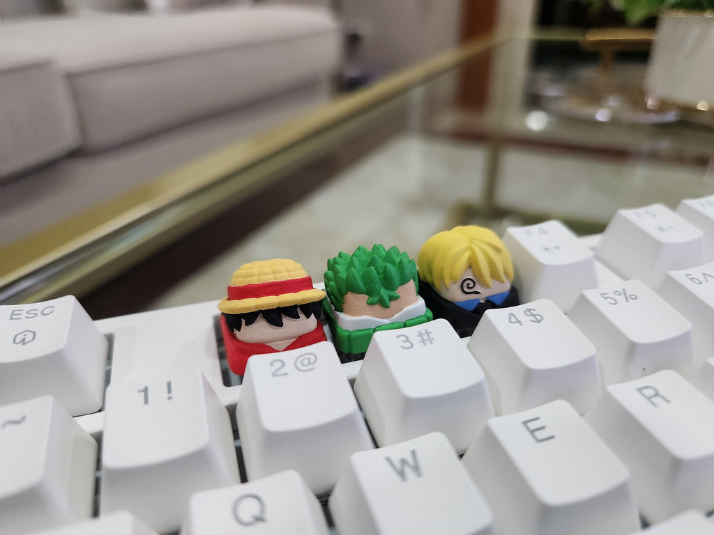 Anime Keycap - Hand Painted, Cute Keycap Designs, Cherry MX, Hiko3D