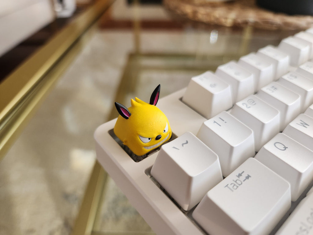 Palworld Grizzbolt Video Game Keycap - Hand Painted, Cute Keycap Designs, Cherry MX