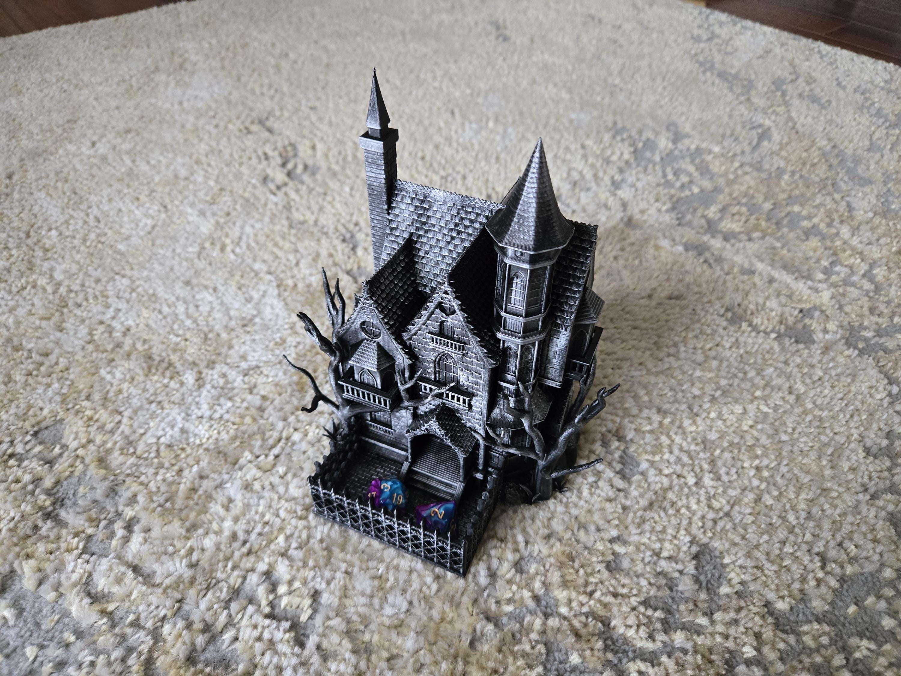 Haunted House Dice Tower - D&D Dice Tower