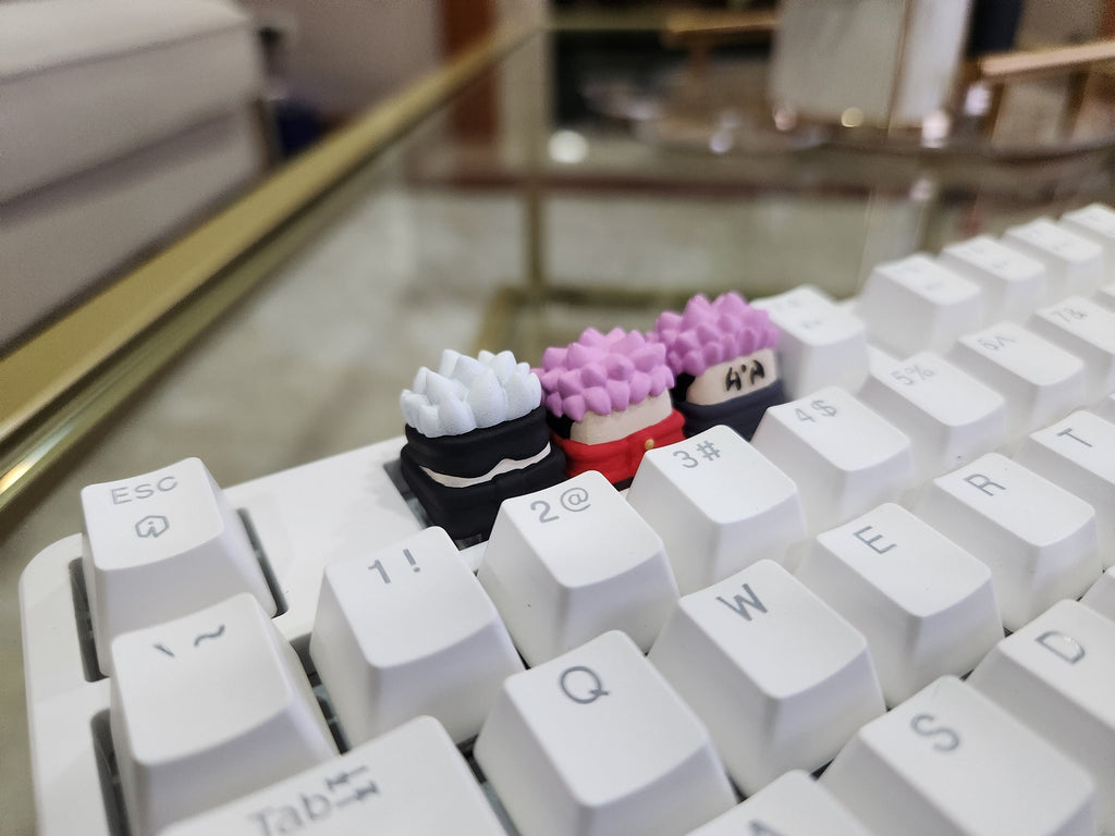 Anime Keycap - Hand Painted, Cute Keycap Designs, Cherry MX, Hiko3D