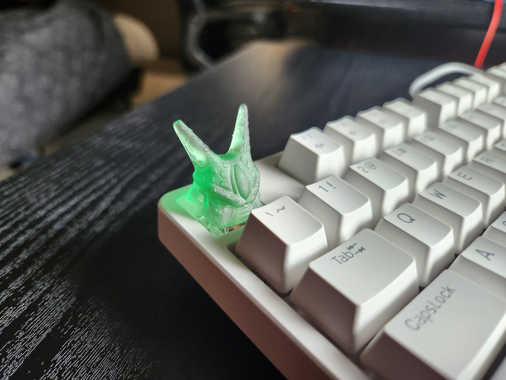 Anime Keycap - Clear Transparent Cute Keycap Designs, Cherry MX, Multiple Colors, Hiko3D
