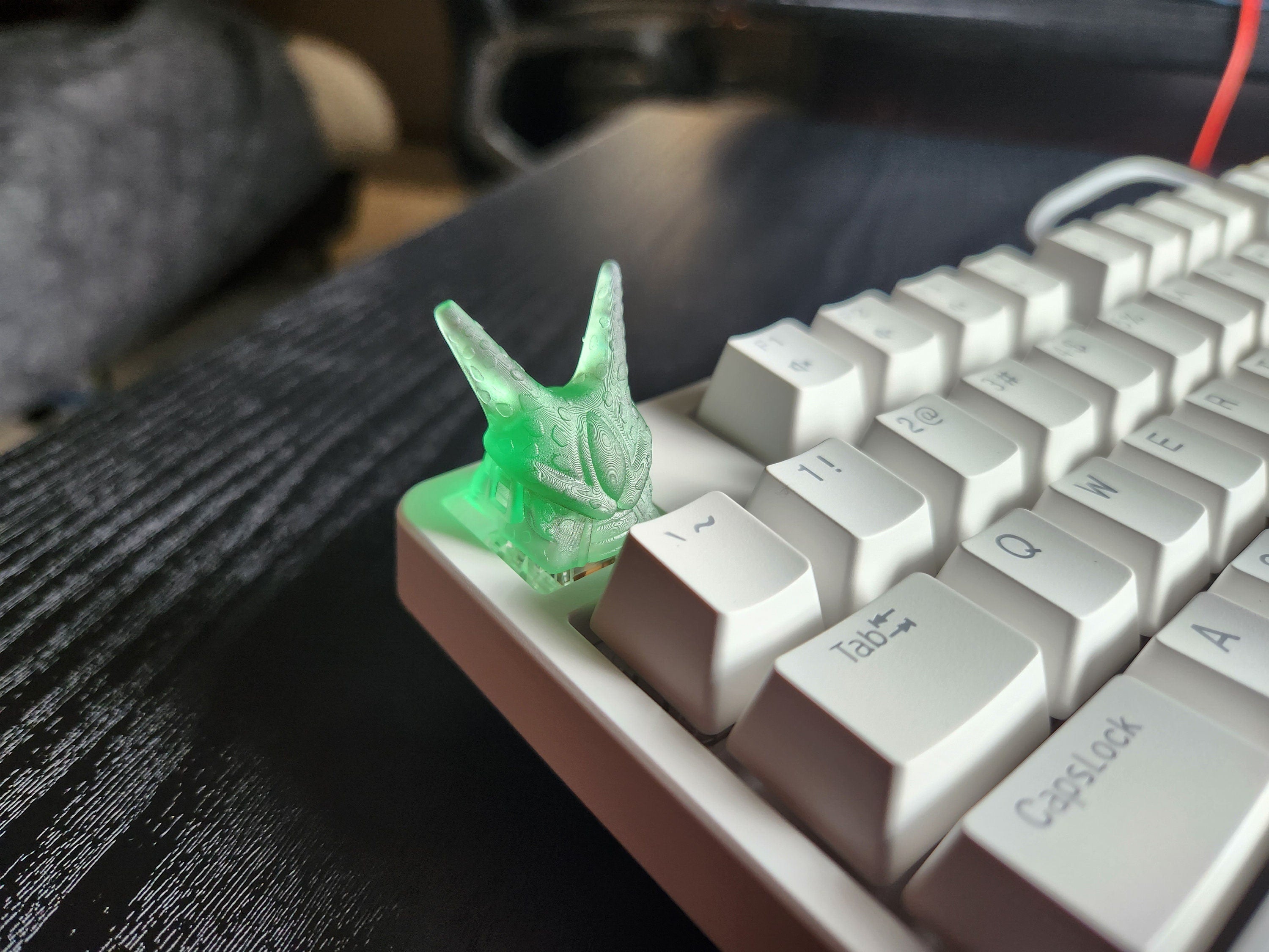 Anime Keycap - Clear Transparent Cute Keycap Designs, Cherry MX, Multiple Colors, Hiko3D