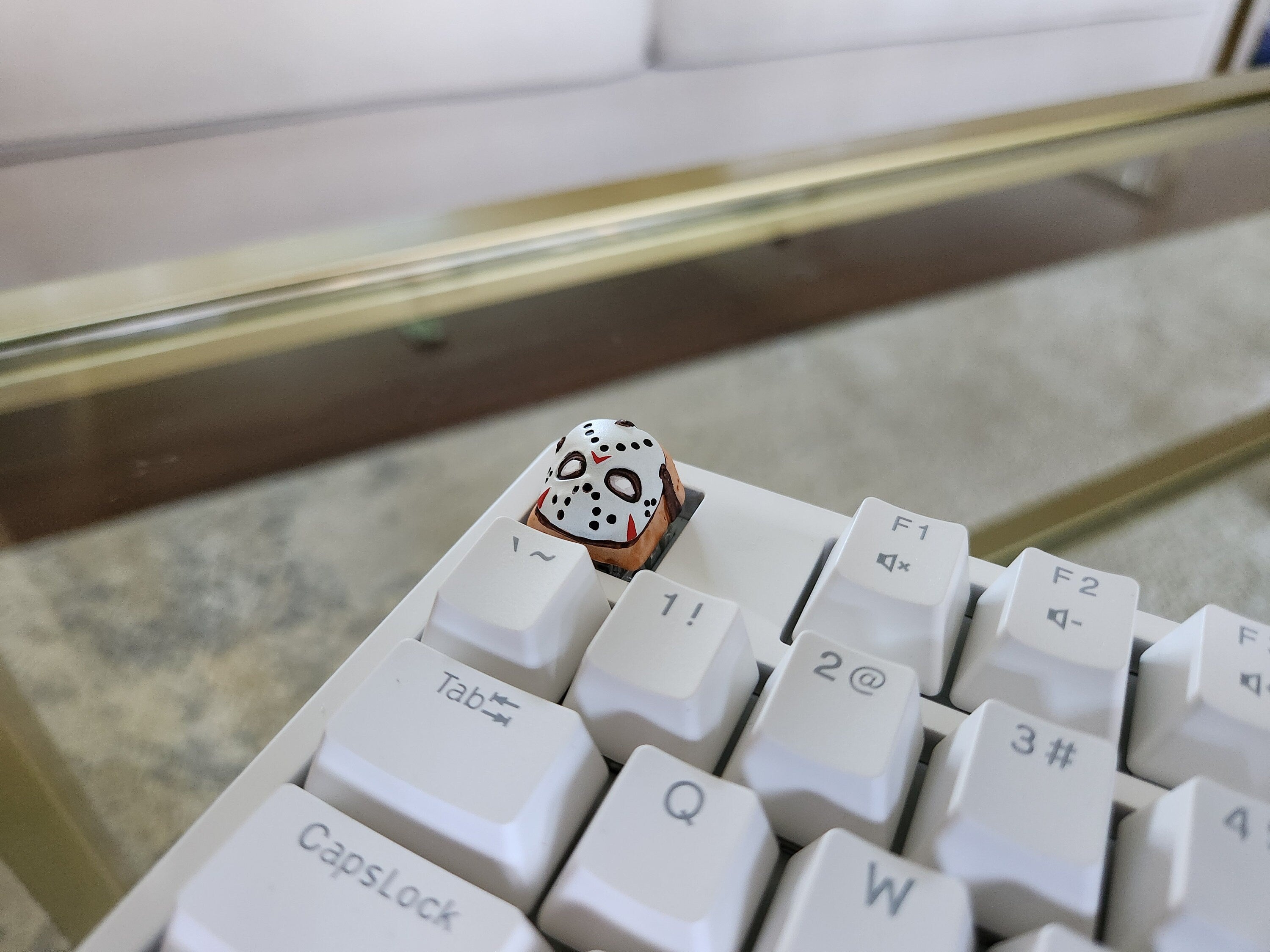 Jason Movie Keycap - Hand Painted Cute Keycap Designs, Cherry MX