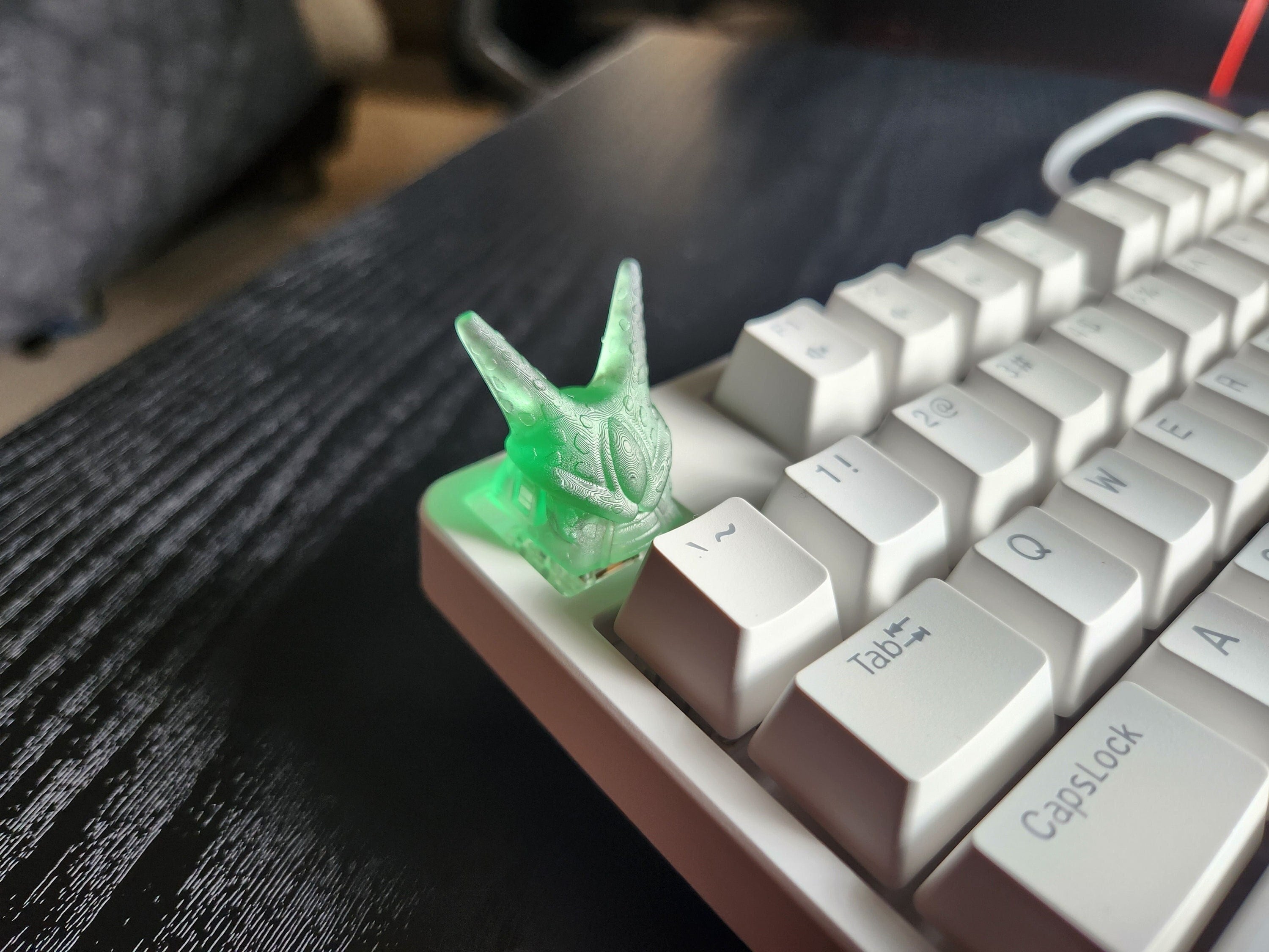 Anime Keycap - Clear Transparent Cute Keycap Designs, Cherry MX, Multiple Colors, Hiko3D