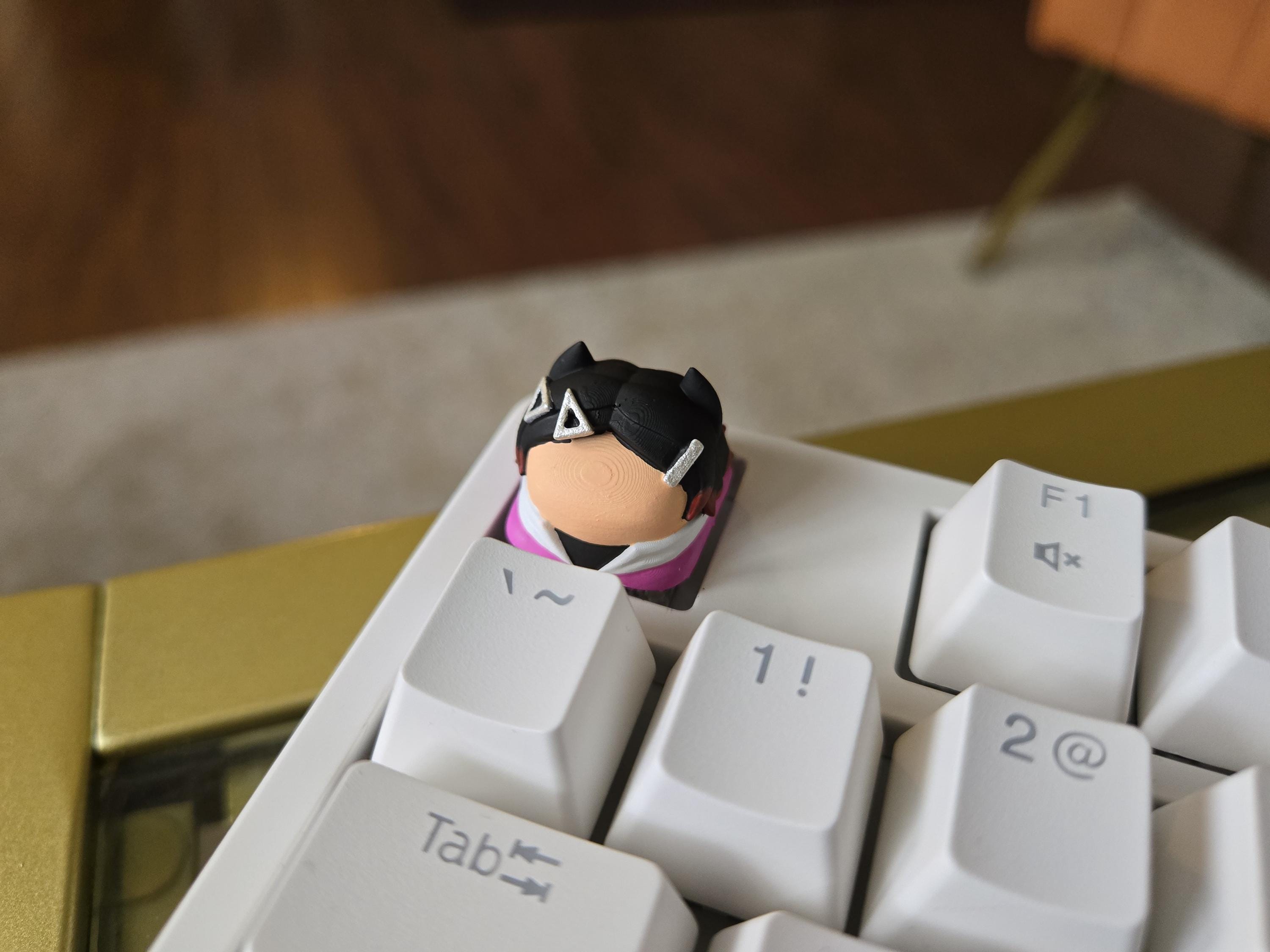 Clove Video Game Keycap - Hand Painted Cute Keycap Designs, Cherry MX