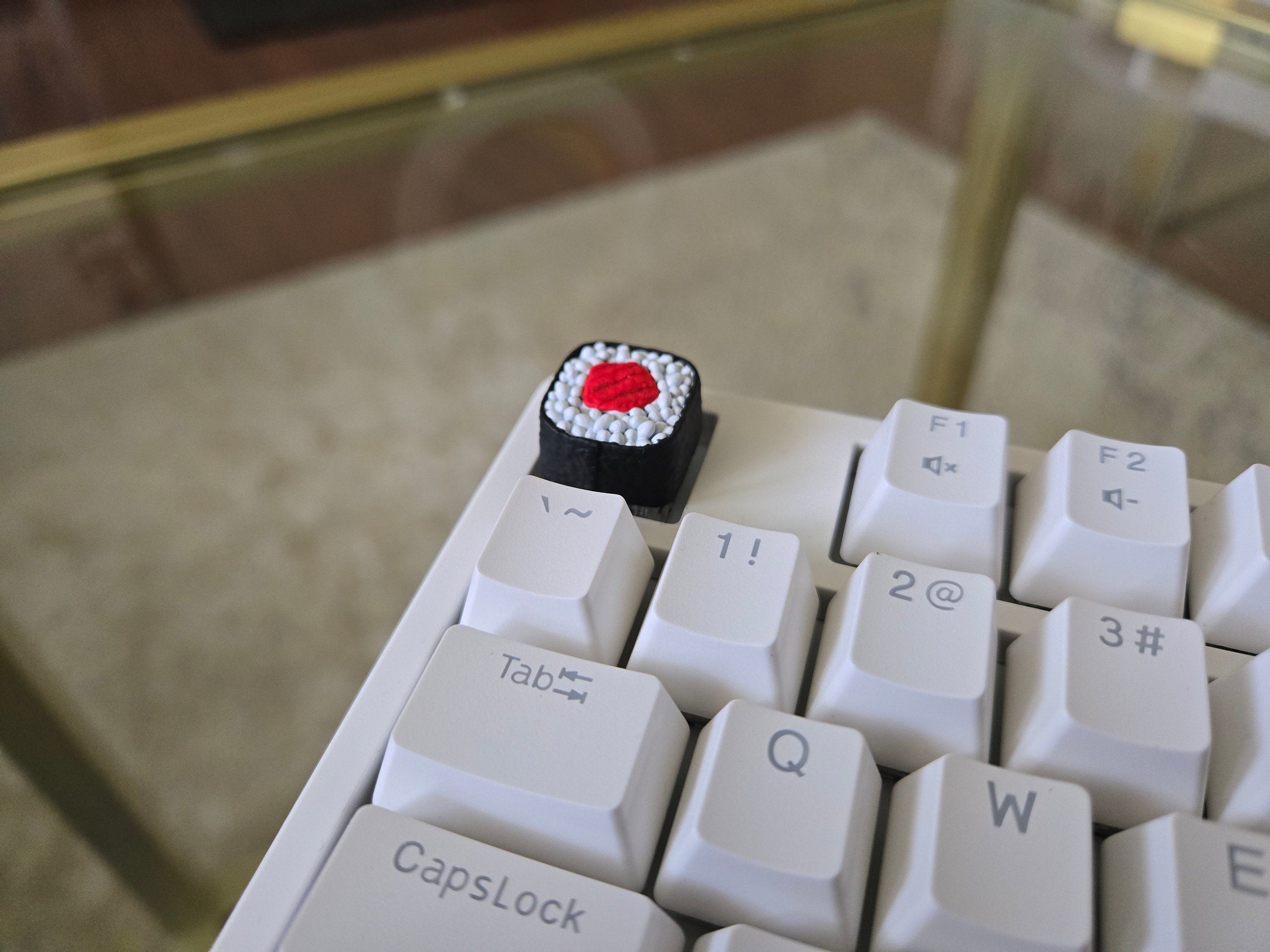 Sushi Keycap - Hand Painted Cute Keycap Designs, Cherry MX