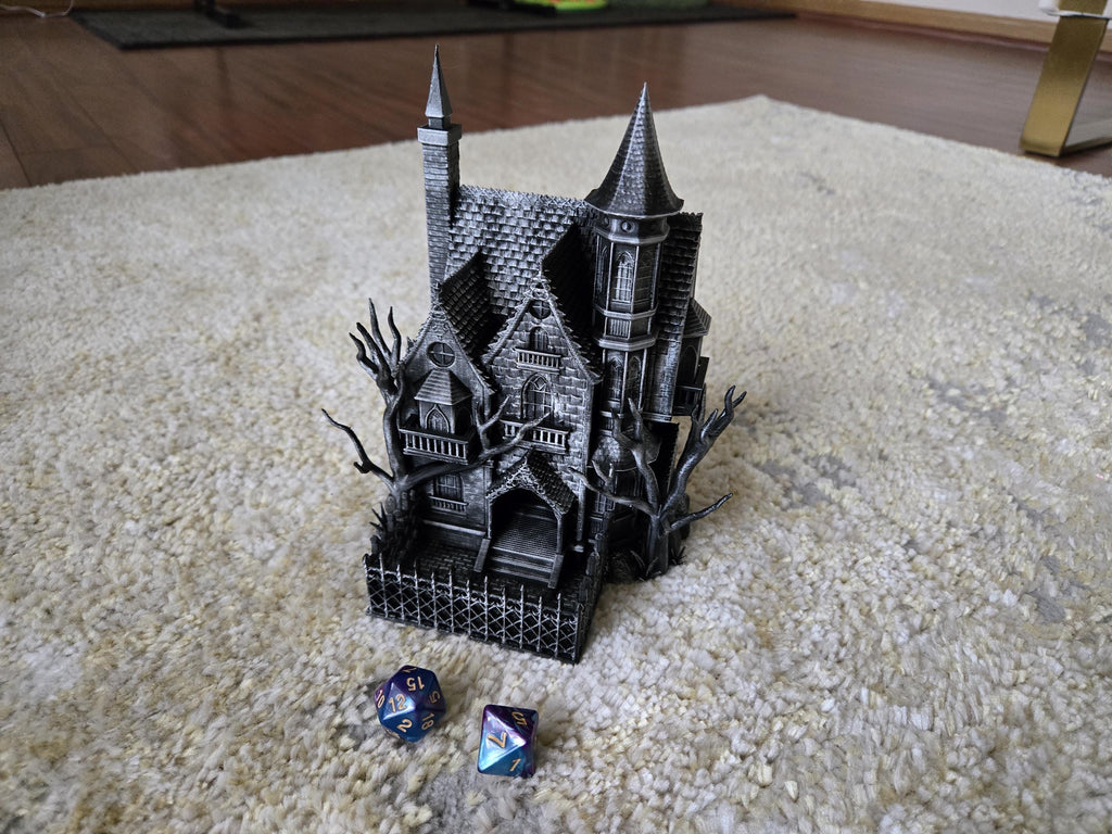 Haunted House Dice Tower - D&D Dice Tower
