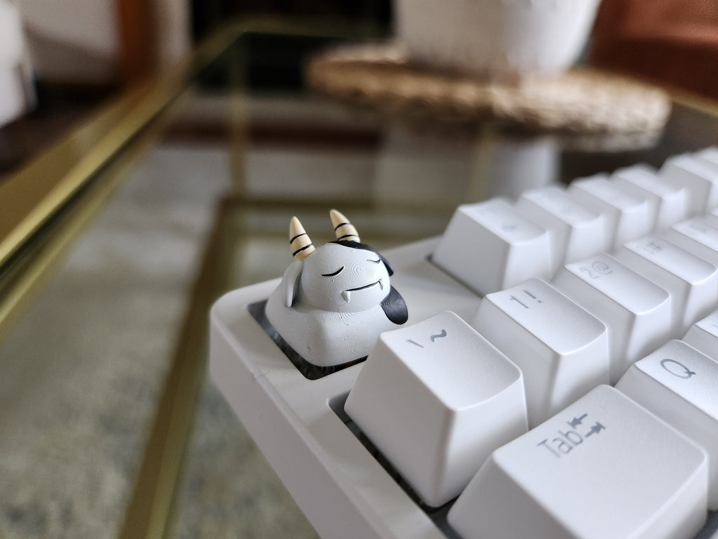 Video Game Pal World Mozzarina Keycap - Hand Painted Cute Keycap Designs, Cherry MX
