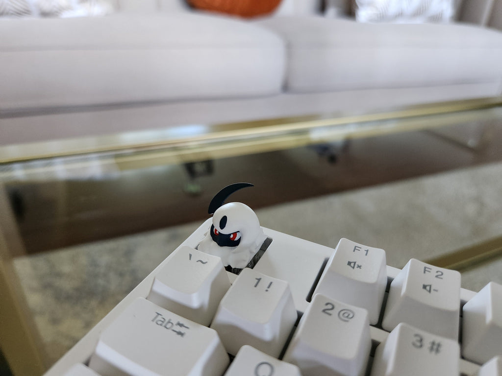 Anime Absol Keycap - Hand Painted Cute Keycap Designs, Cherry MX