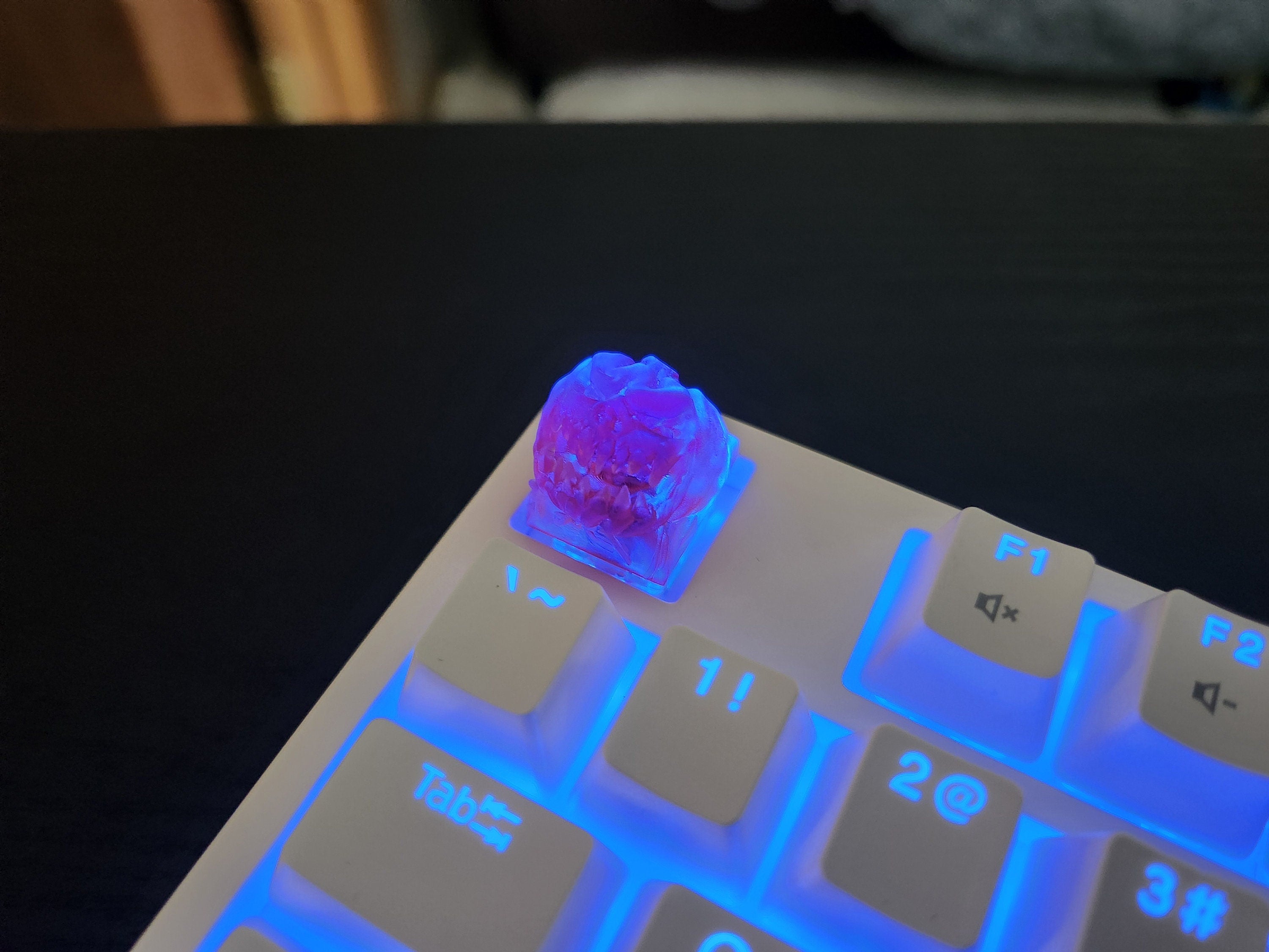 Hollow Pumpkin Keycap - Clear Transparent Cute Keycap Designs, Cherry MX, Multiple Colors