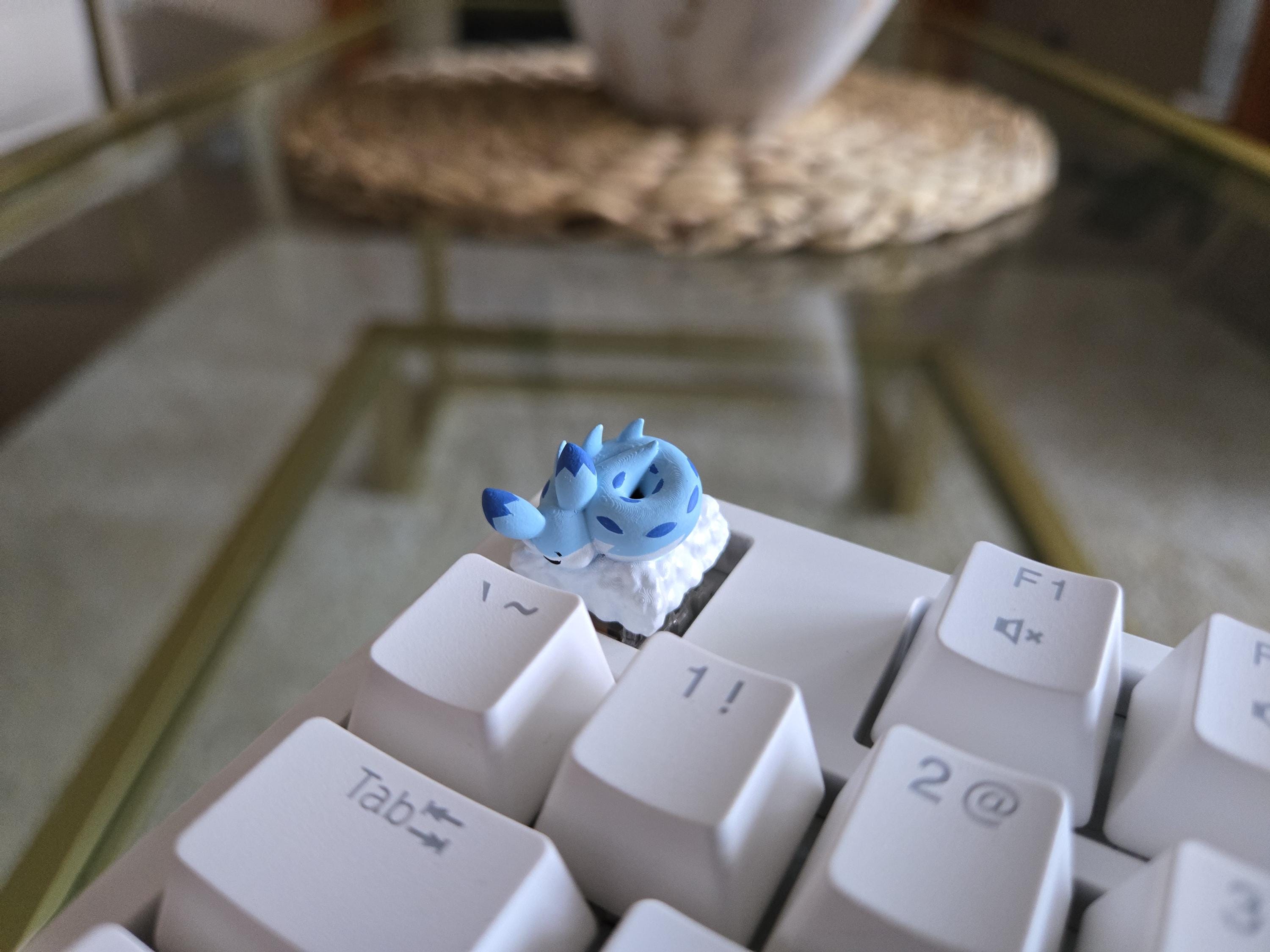 Palworld Chillet Video Game Keycap - Hand Painted, Cute Keycap Designs, Cherry MX