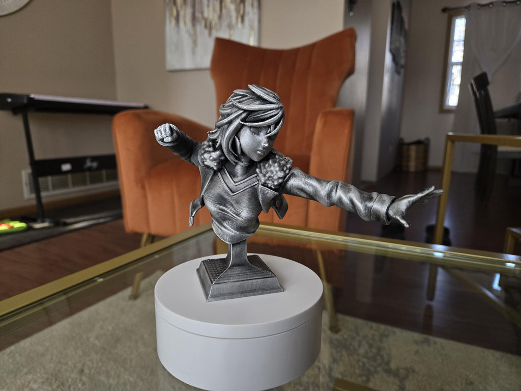 Momo Anime Bust Figure - Perfect for Anime Collectors! - Hand Painted, 7" Tall
