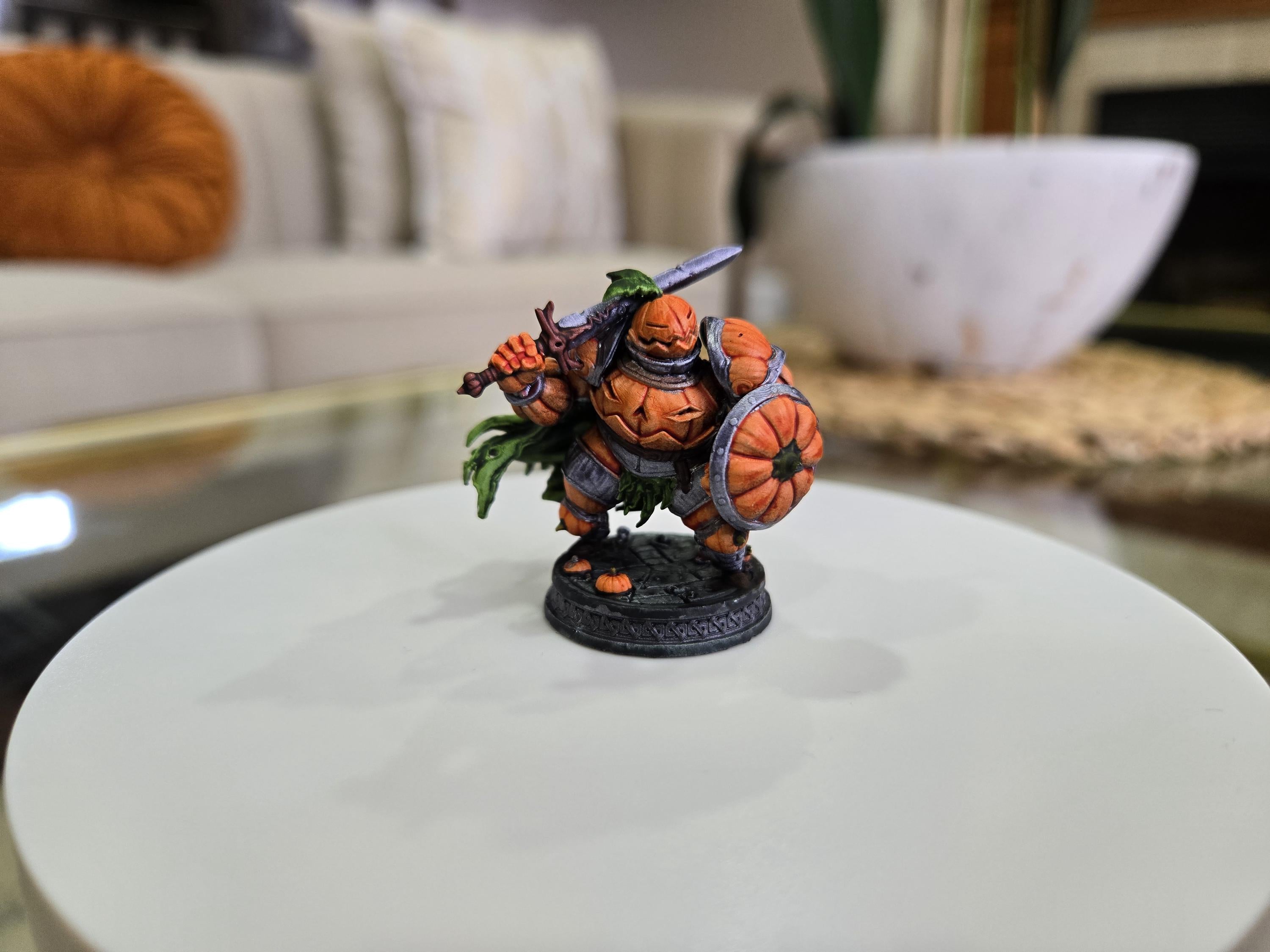 Pumpkin Knight - D&D 5e Character by Witchguild Minis, Digital Character Sheet Included