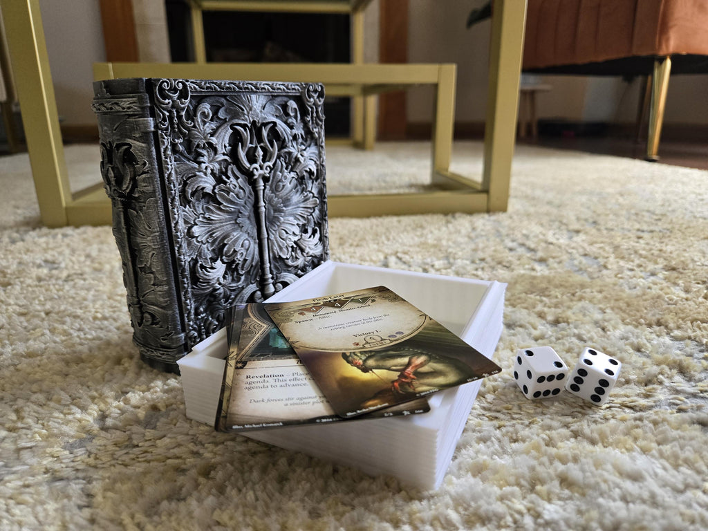 Sorcerer Tome Storage Case - D&D Card, Dice, Miniature Storage