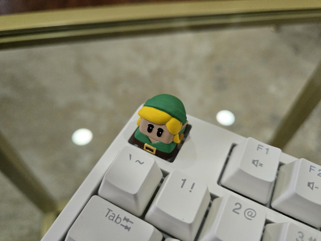 Video Game Link Keycap - Hand Painted, Cute Keycap Designs, Cherry MX