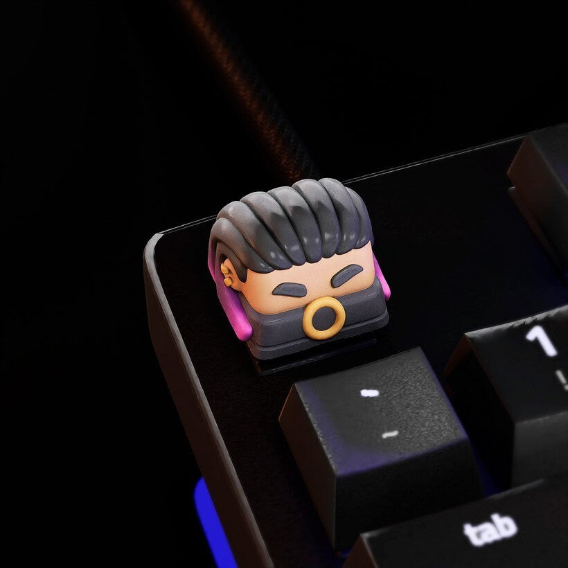 Video Game Keycaps - Hand Painted, Cute Keycap Designs, Cherry MX