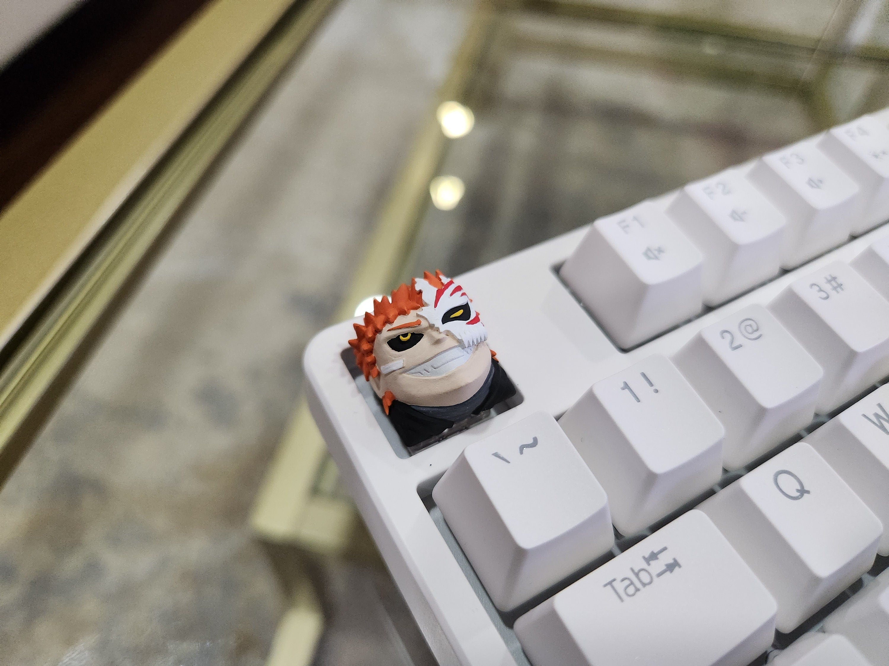 Anime Keycap - Hand Painted, Cute Keycap Designs, Cherry MX