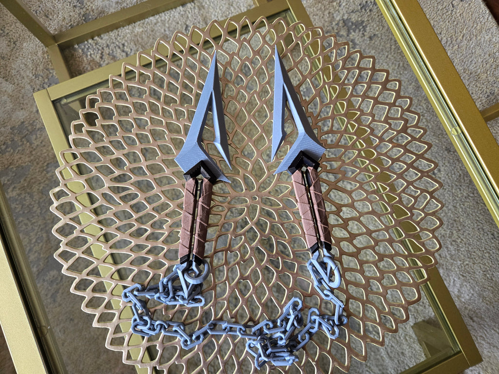 Kuronami Knife Cosplay Prop – Hand Painted 1:1 Scale Valorant Melee Replica | Premium 3D Printed Display Piece