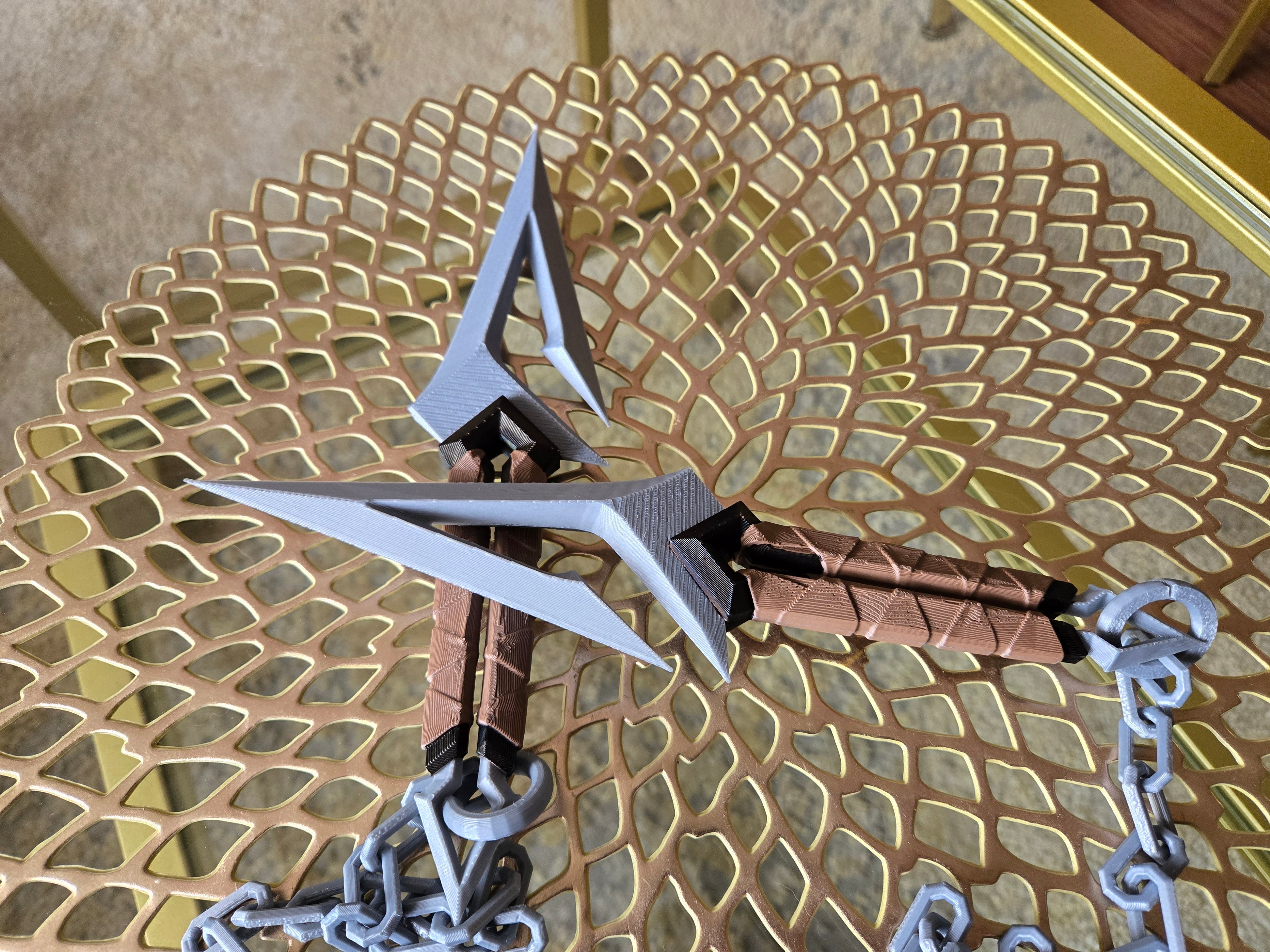 Kuronami Knife Cosplay Prop – Hand Painted 1:1 Scale Valorant Melee Replica | Premium 3D Printed Display Piece