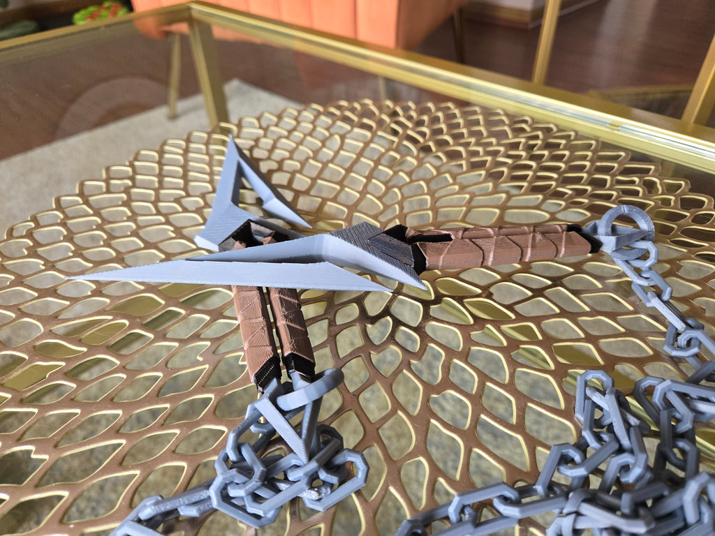 Kuronami Knife Cosplay Prop – Hand Painted 1:1 Scale Valorant Melee Replica | Premium 3D Printed Display Piece