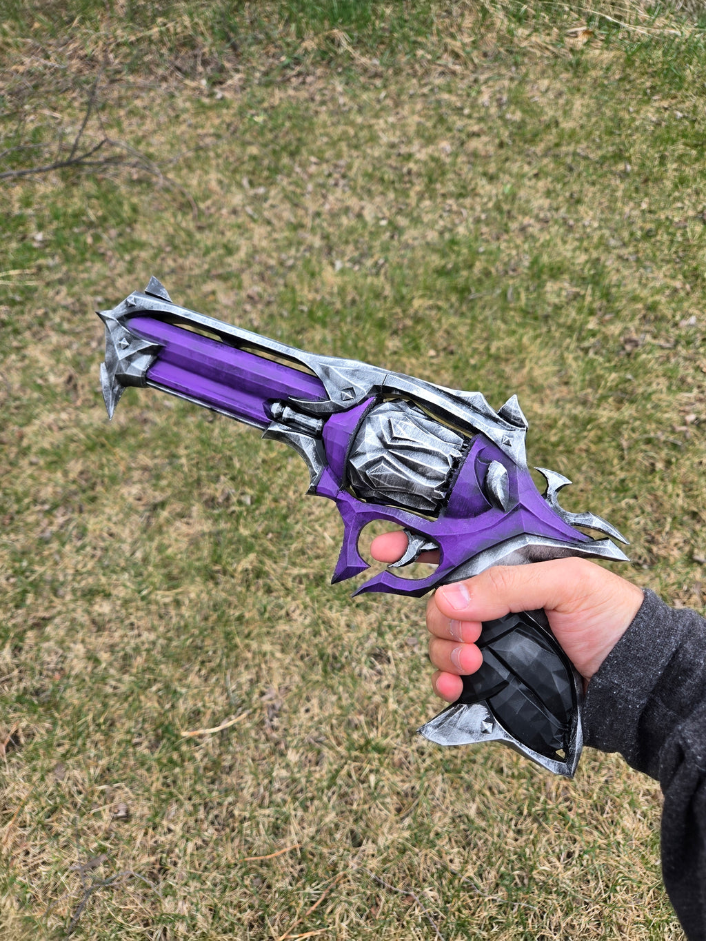 Reaper Sheriff Cosplay Prop – Hand Painted 1:1 Scale Valorant Replica | Premium 3D Printed Display Piece