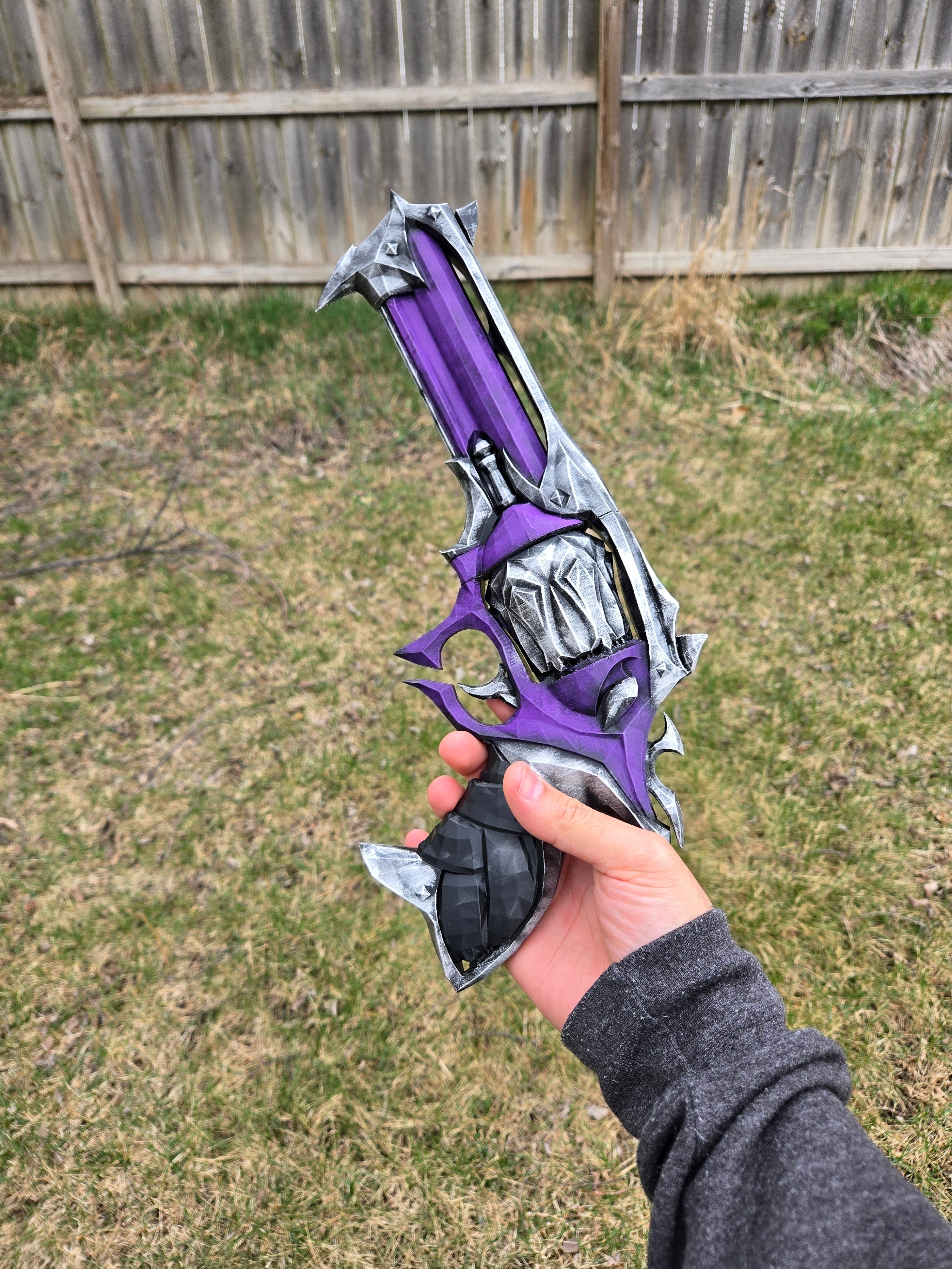 Reaper Sheriff Cosplay Prop – Hand Painted 1:1 Scale Valorant Replica | Premium 3D Printed Display Piece