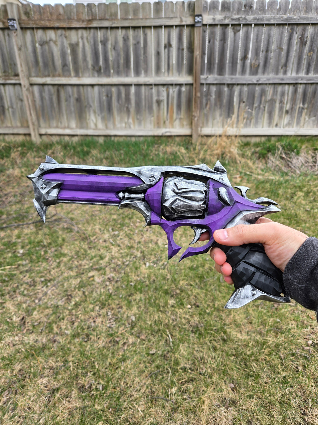 Reaper Sheriff Cosplay Prop – Hand Painted 1:1 Scale Valorant Replica | Premium 3D Printed Display Piece