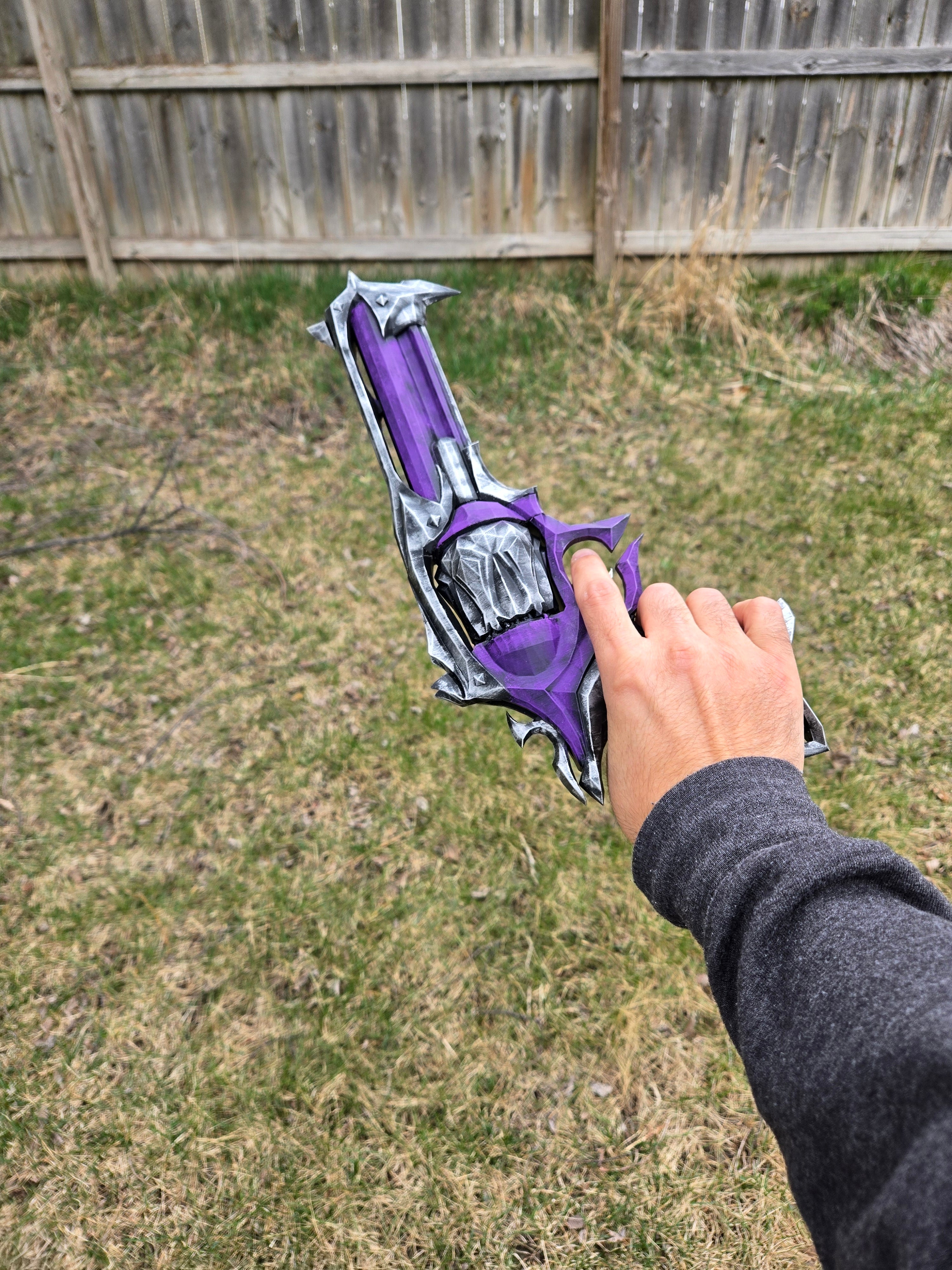 Reaper Sheriff Cosplay Prop – Hand Painted 1:1 Scale Valorant Replica | Premium 3D Printed Display Piece