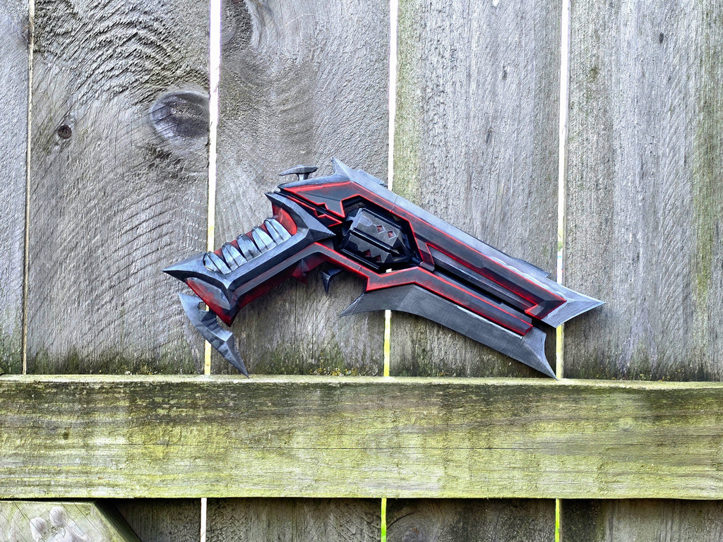 Kuronami Sheriff Cosplay Prop – Hand Painted 1:1 Scale Valorant Replica | Premium 3D Printed Display Piece