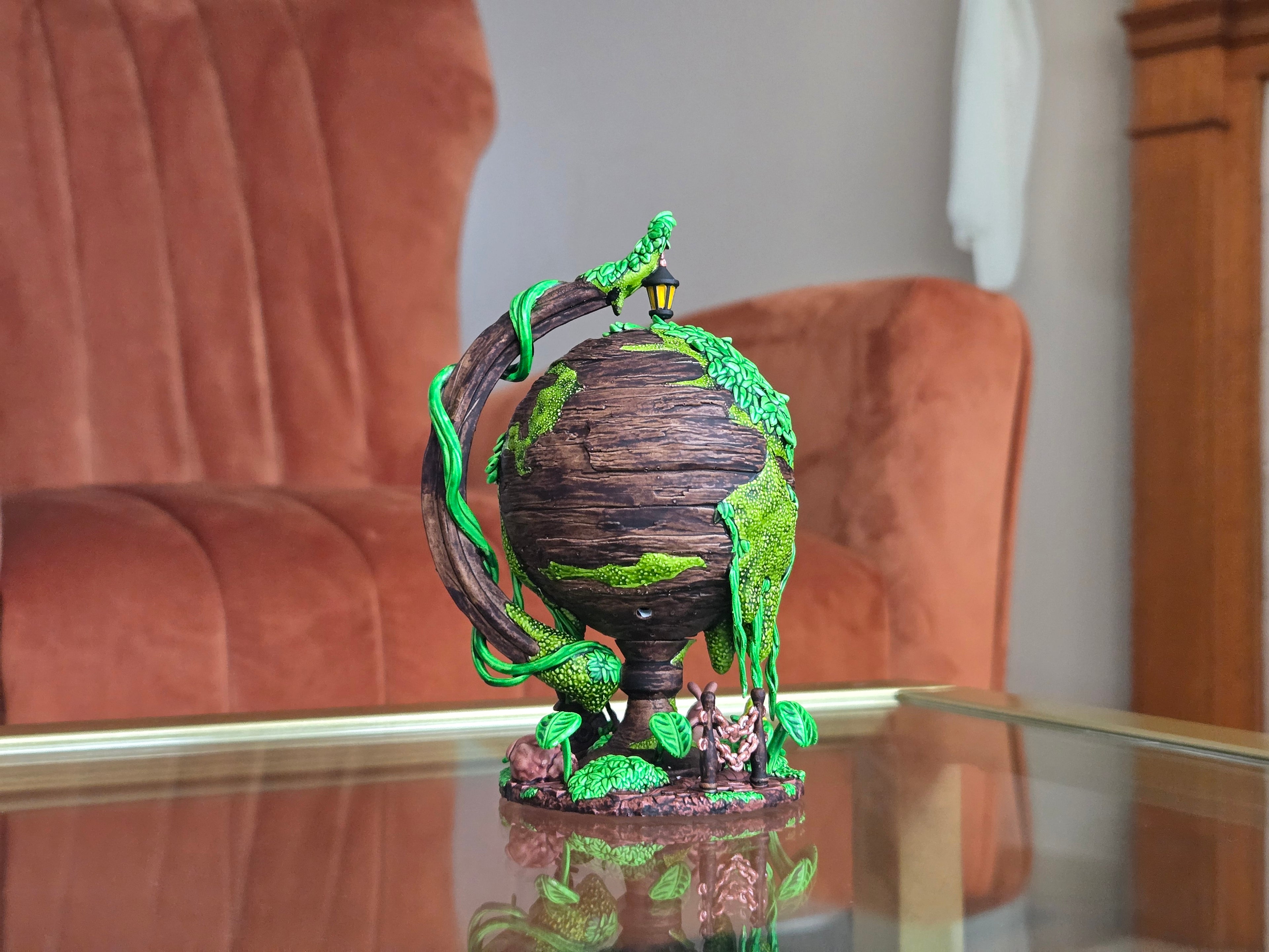 Silksong Hornet Hand Painted Diorama - Miniature Diorama Fan Art - 5" Tall