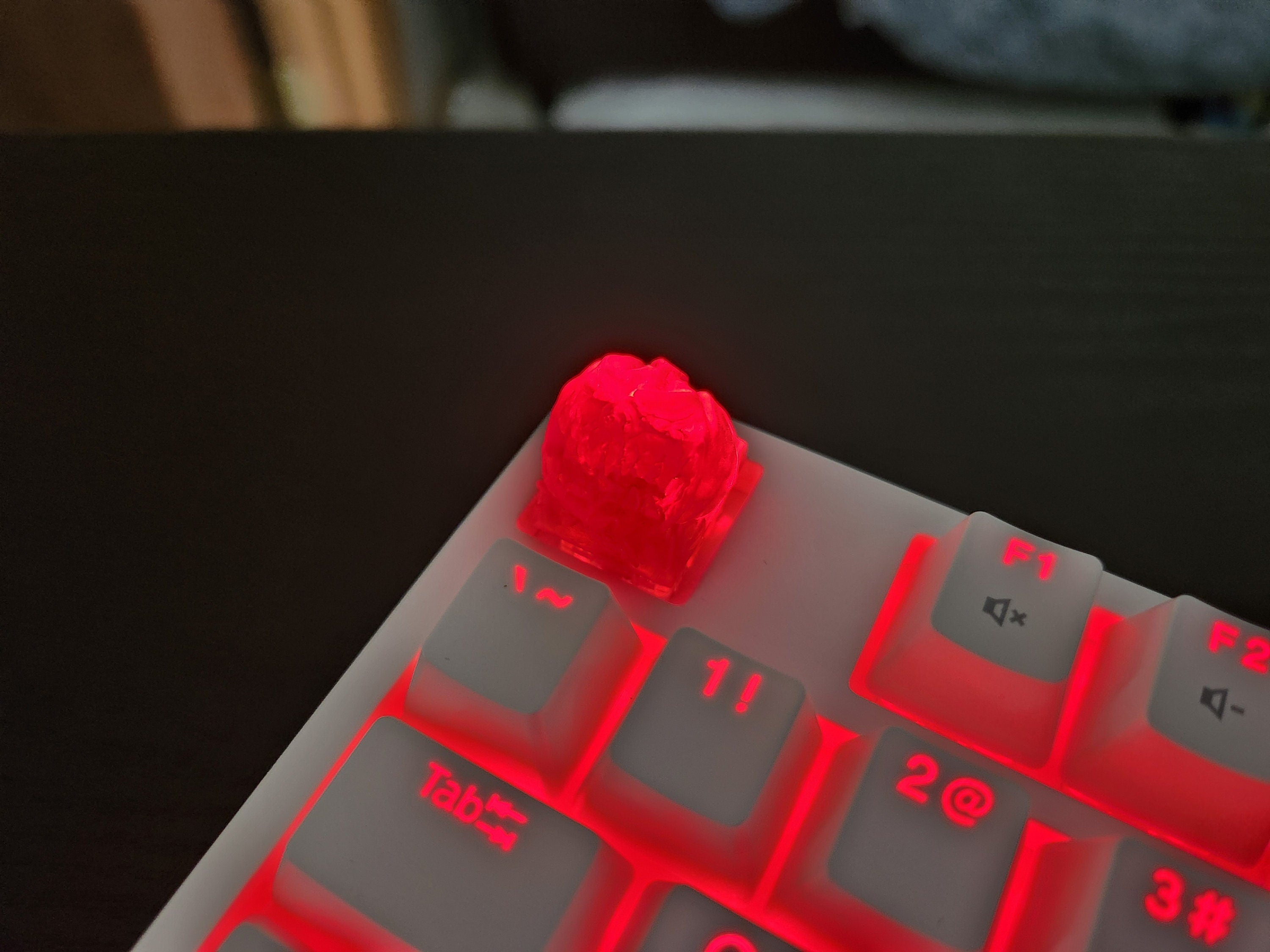 Hollow Pumpkin Keycap - Clear Transparent Cute Keycap Designs, Cherry MX, Multiple Colors