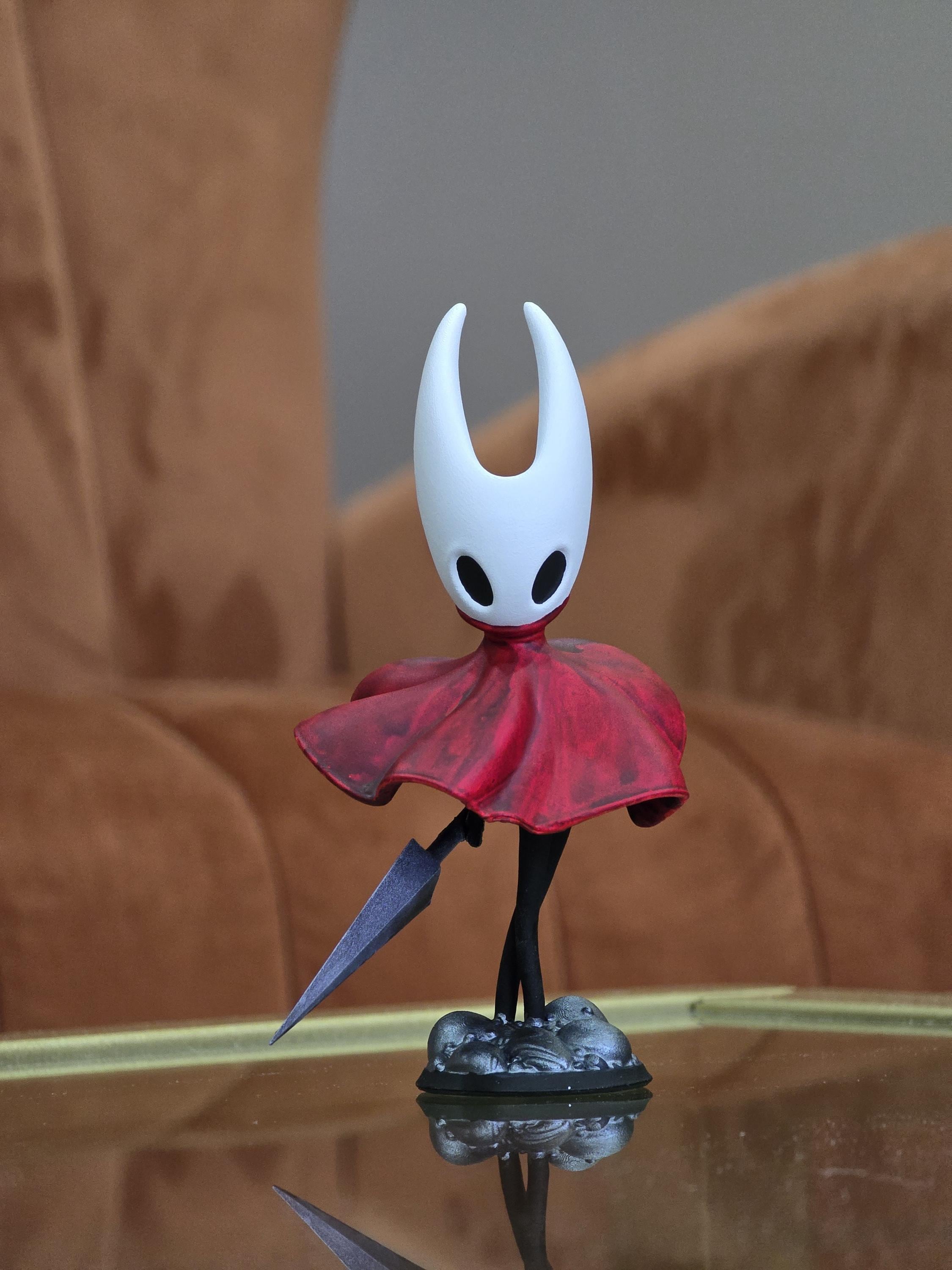 Hollow Knight Silksong Hornet Hand Painted Figure - Full Size 3D Figure Fan Art 200mm Tall