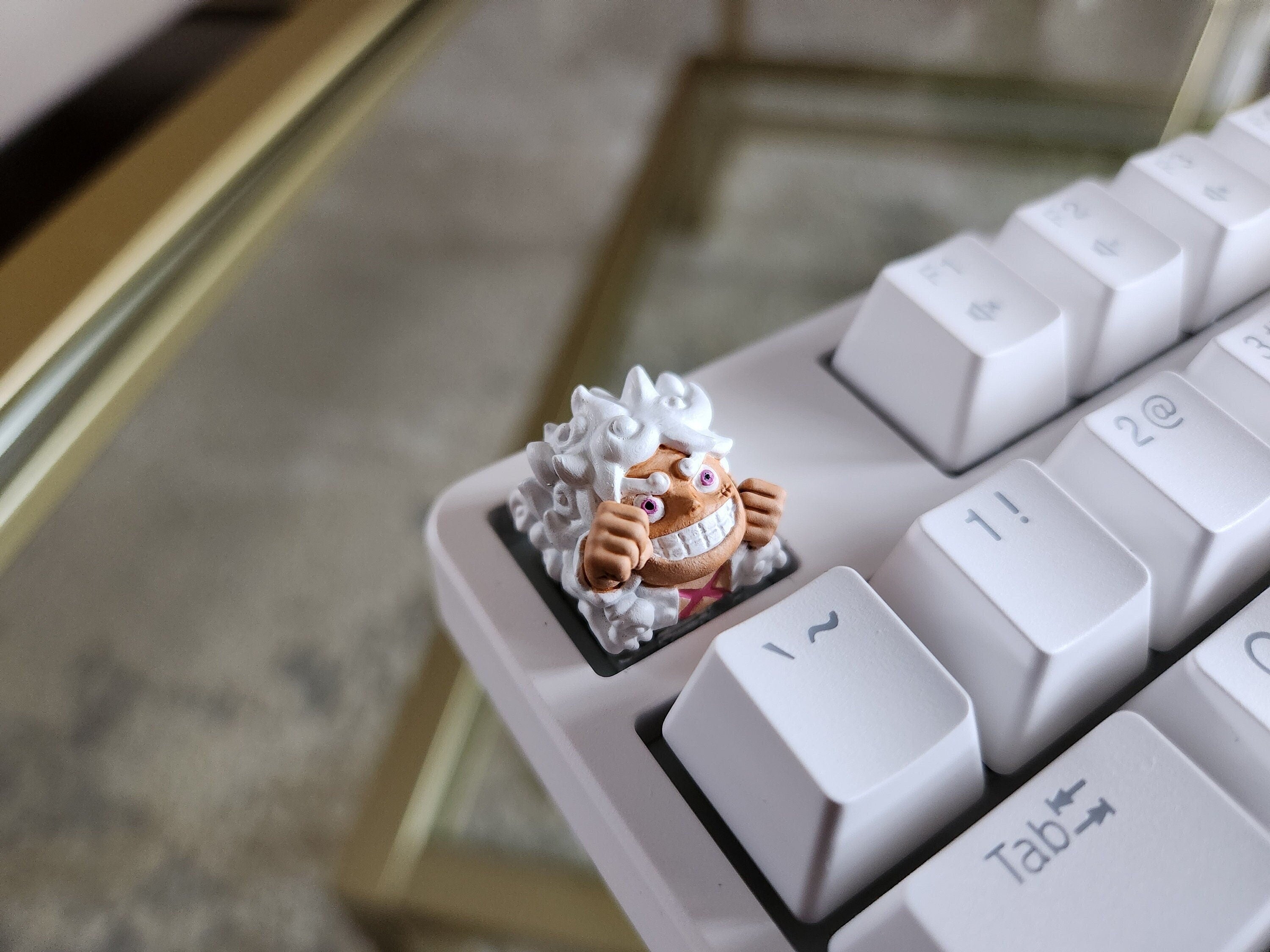 Anime Keycap - Hand Painted, Cute Keycap Designs, Cherry MX