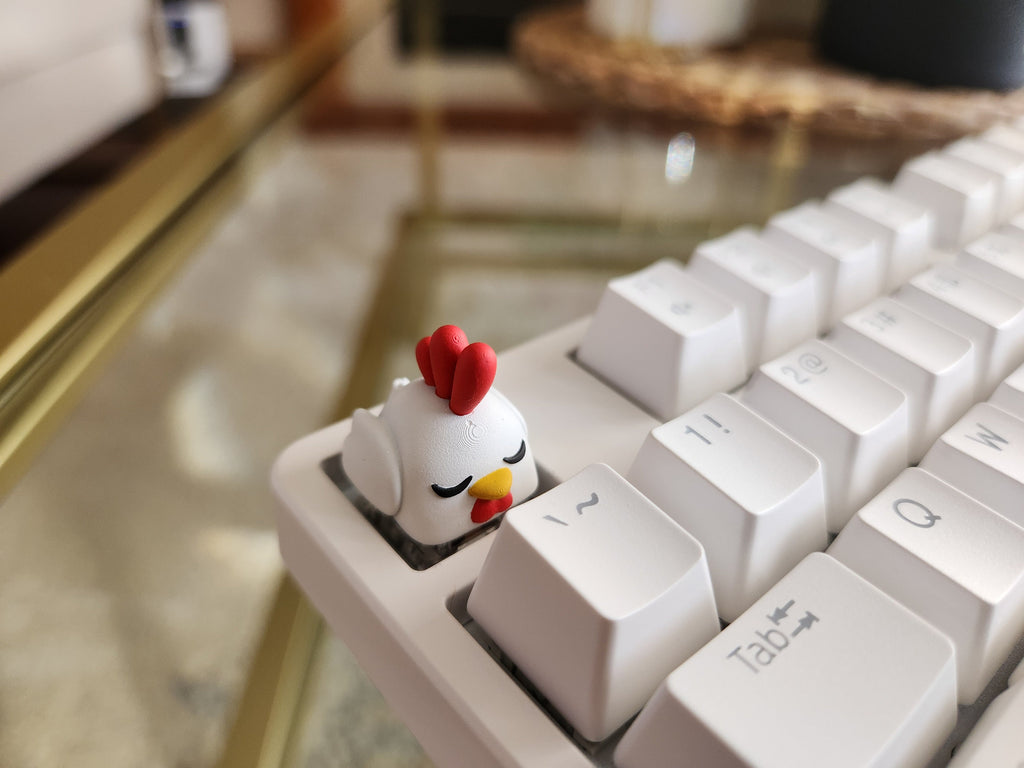 Palworld Chikipi Video Game Keycap - Hand Painted, Cute Keycap Designs, Cherry MX