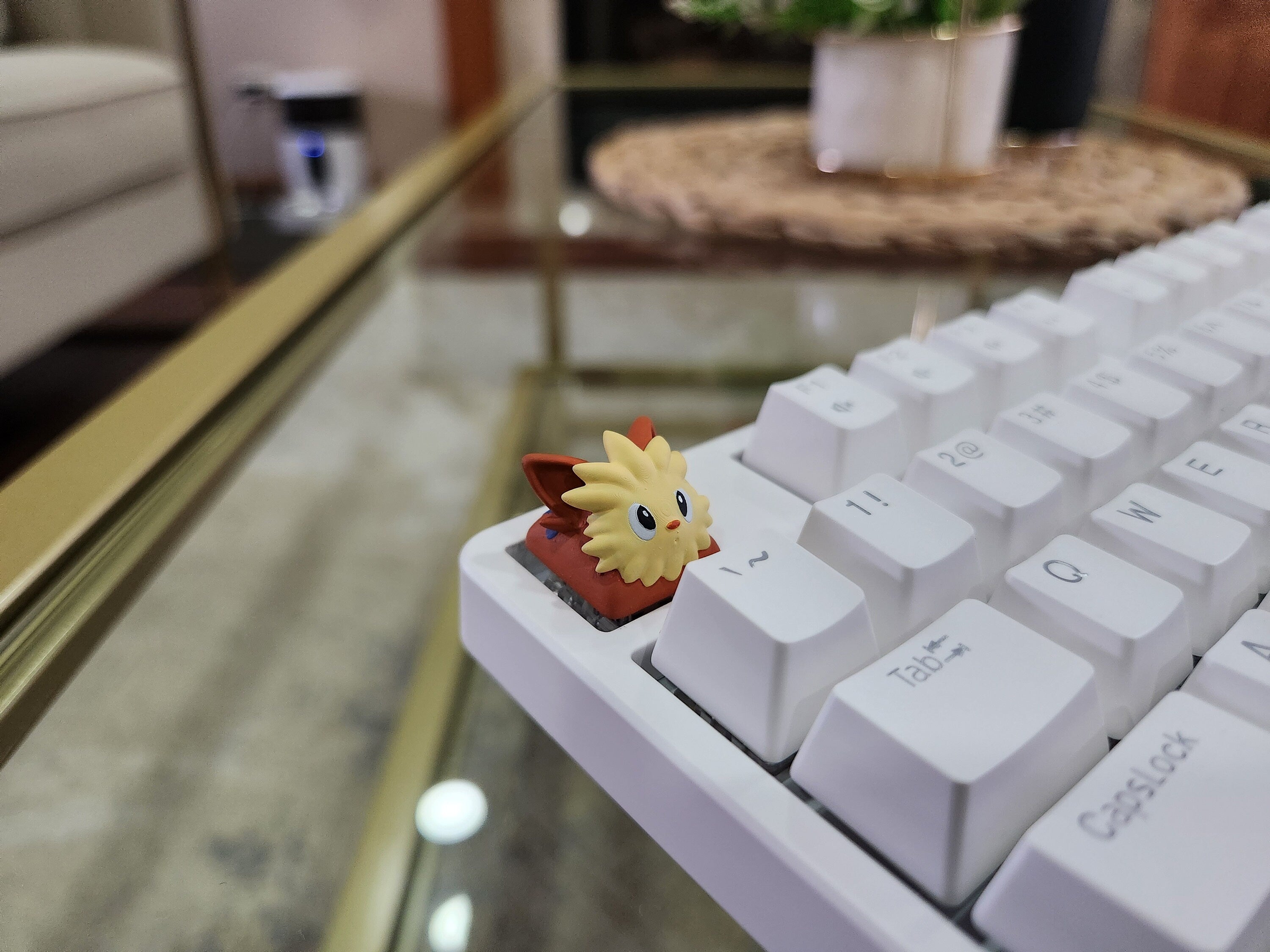 Anime Lillipup Keycap - Hand Painted Cute Keycap Designs, Cherry MX