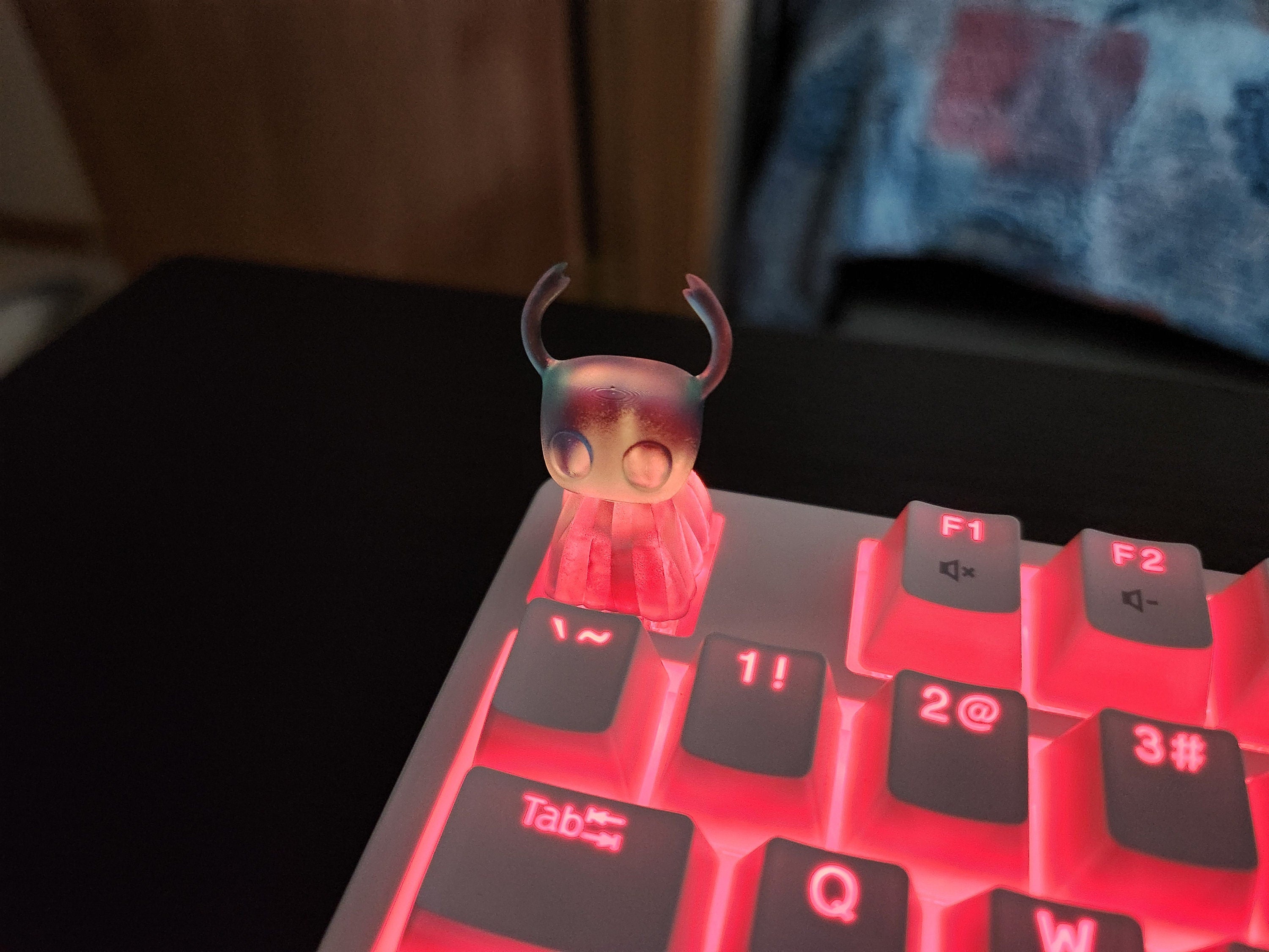 Hollow Knight Keycap - Clear Transparent Cute Keycap Designs, Cherry MX, Multiple Colors