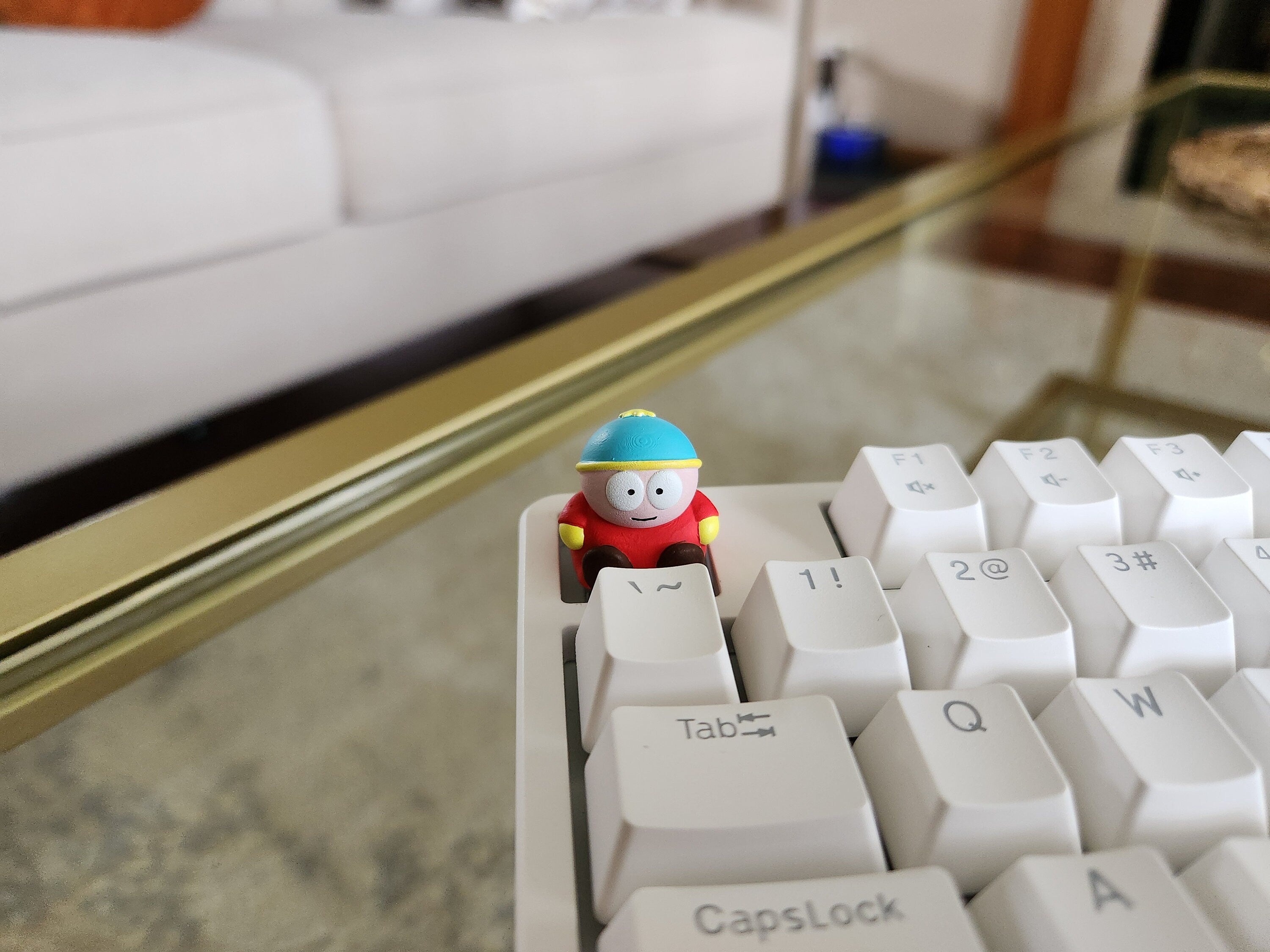 Cartoon Eric Keycap - Hand Painted Cute Keycap Designs, Cherry MX