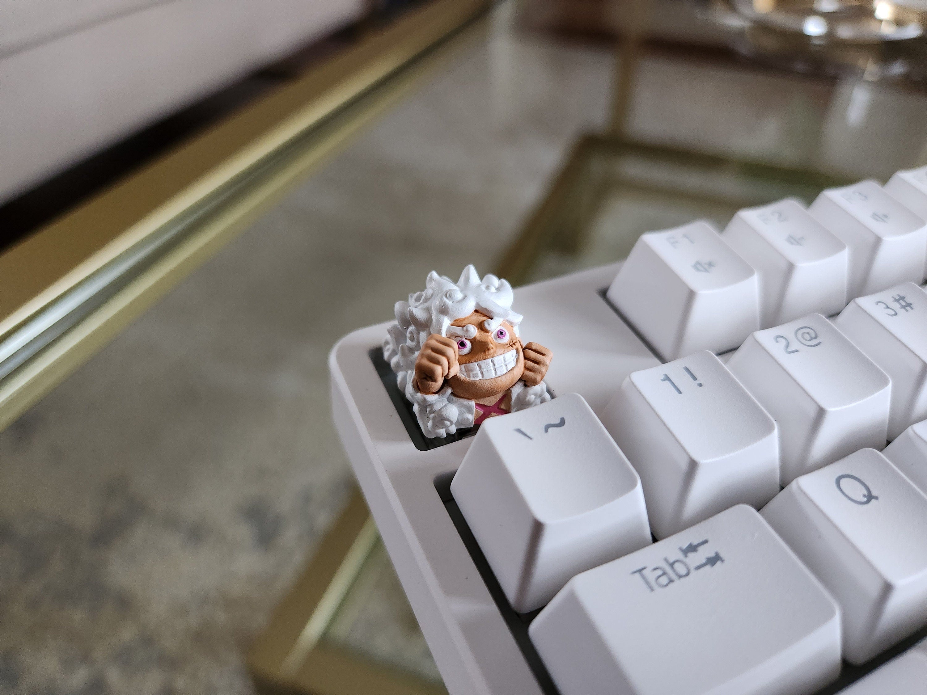 Anime Keycap - Hand Painted, Cute Keycap Designs, Cherry MX