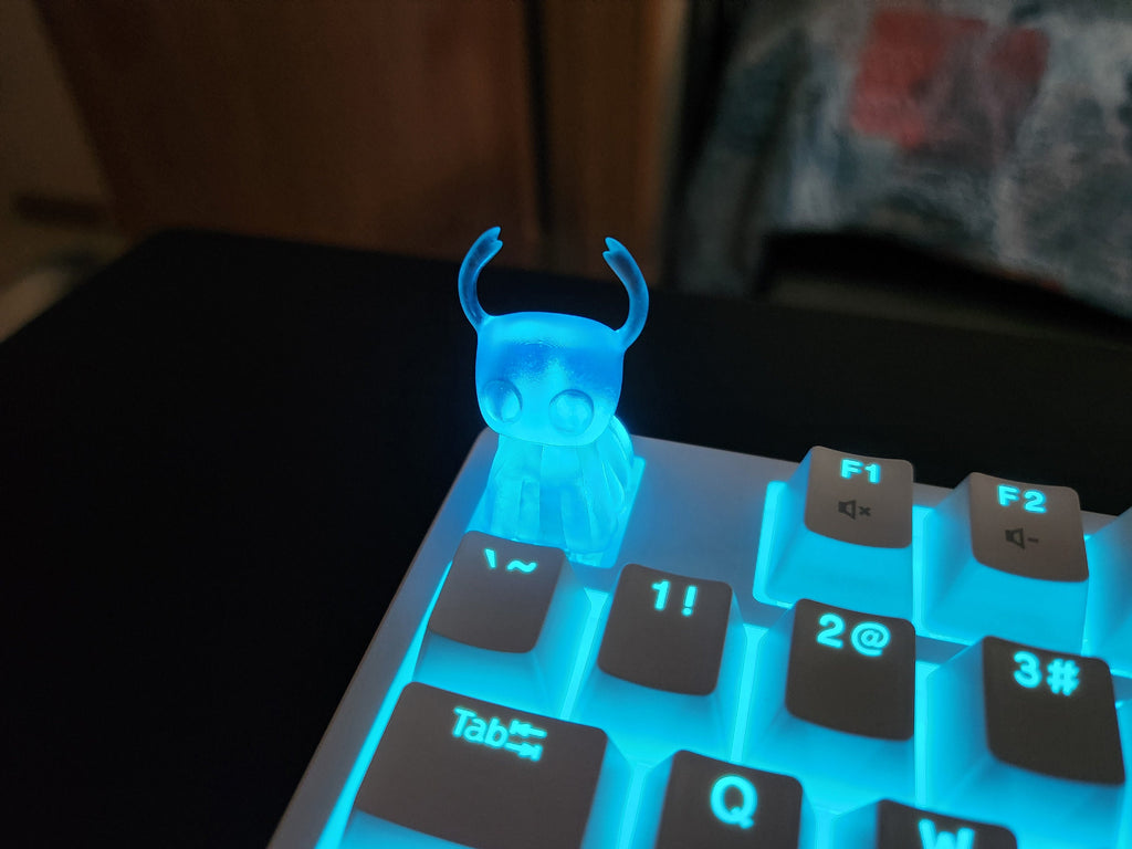 Hollow Knight Keycap - Clear Transparent Cute Keycap Designs, Cherry MX, Multiple Colors