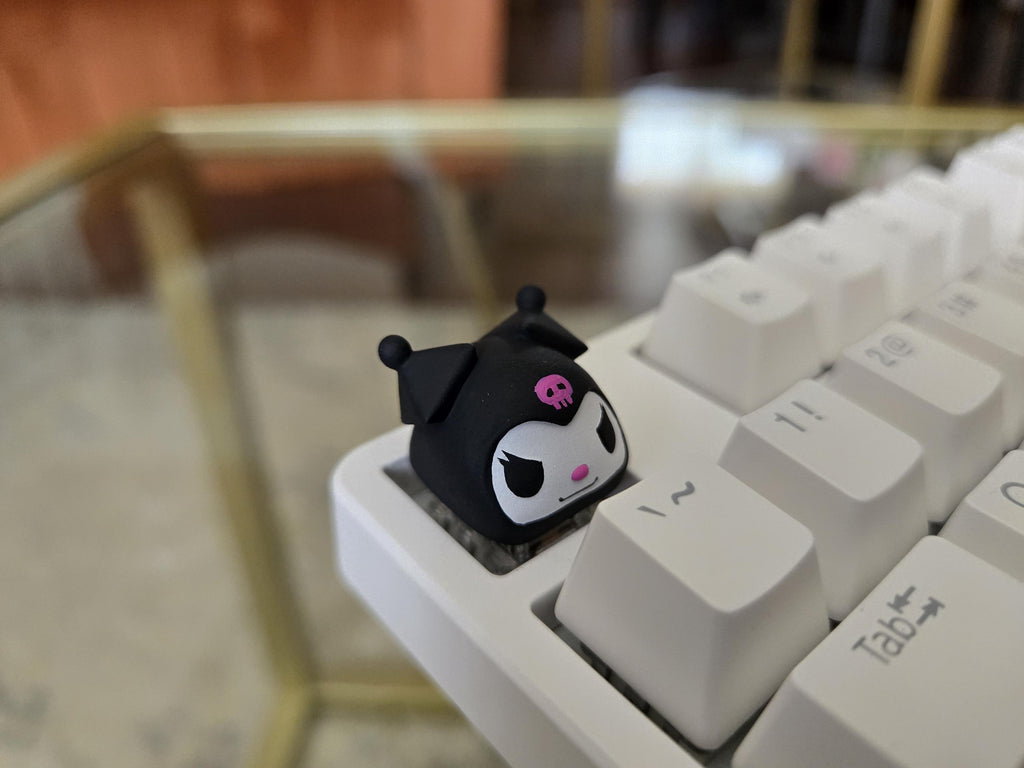 Cartoon Kuromii Keycap - Hand Painted Cute Keycap Designs, Cherry MX
