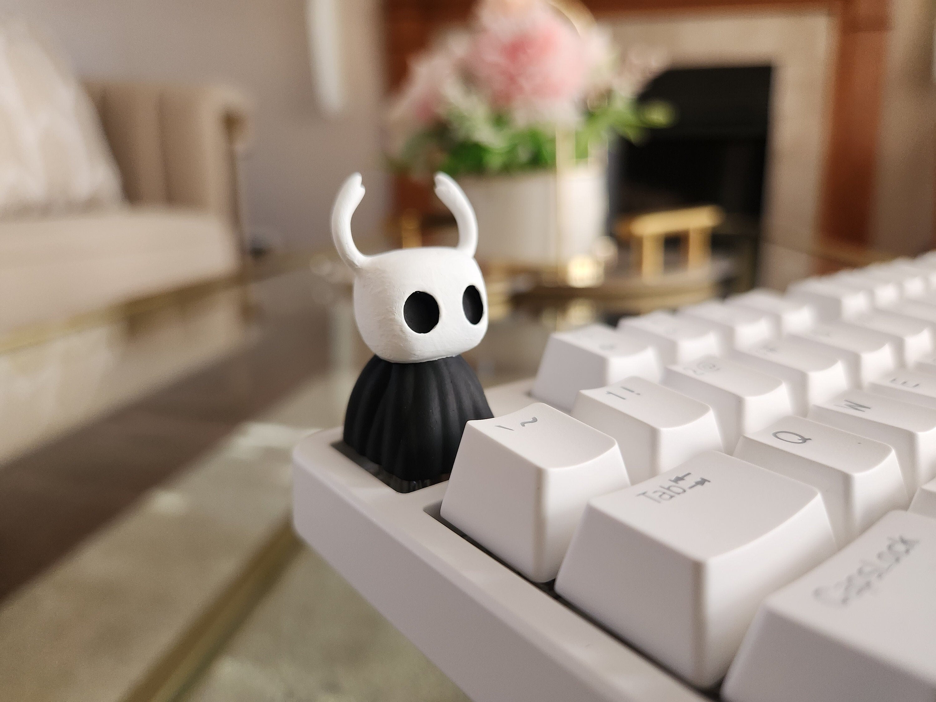 Hollow Knight Keycap - Hand Painted, Cute Keycap Designs, Cherry MX