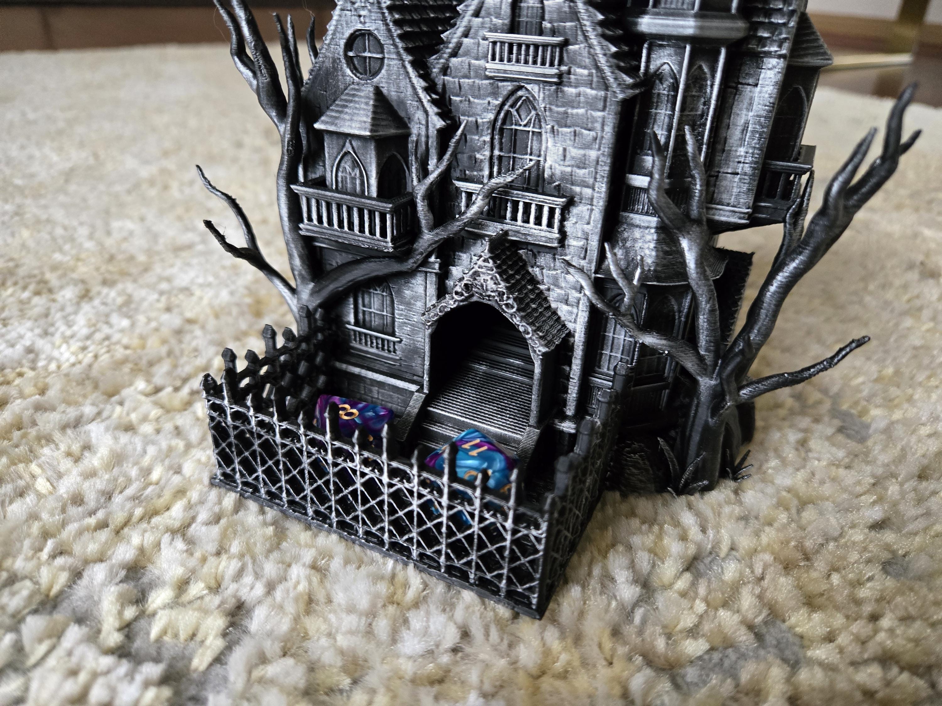 Haunted House Dice Tower - D&D Dice Tower