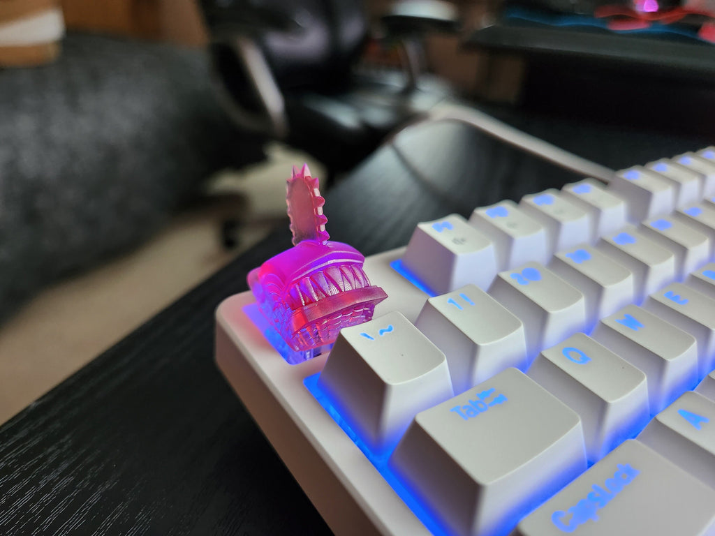 Anime Keycap - Clear Transparent Cute Keycap Designs, Cherry MX, Multiple Colors