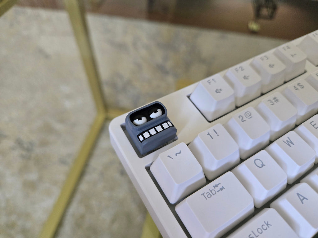 Cartoon Bender Keycap - Hand Painted Cute Keycap Designs, Cherry MX