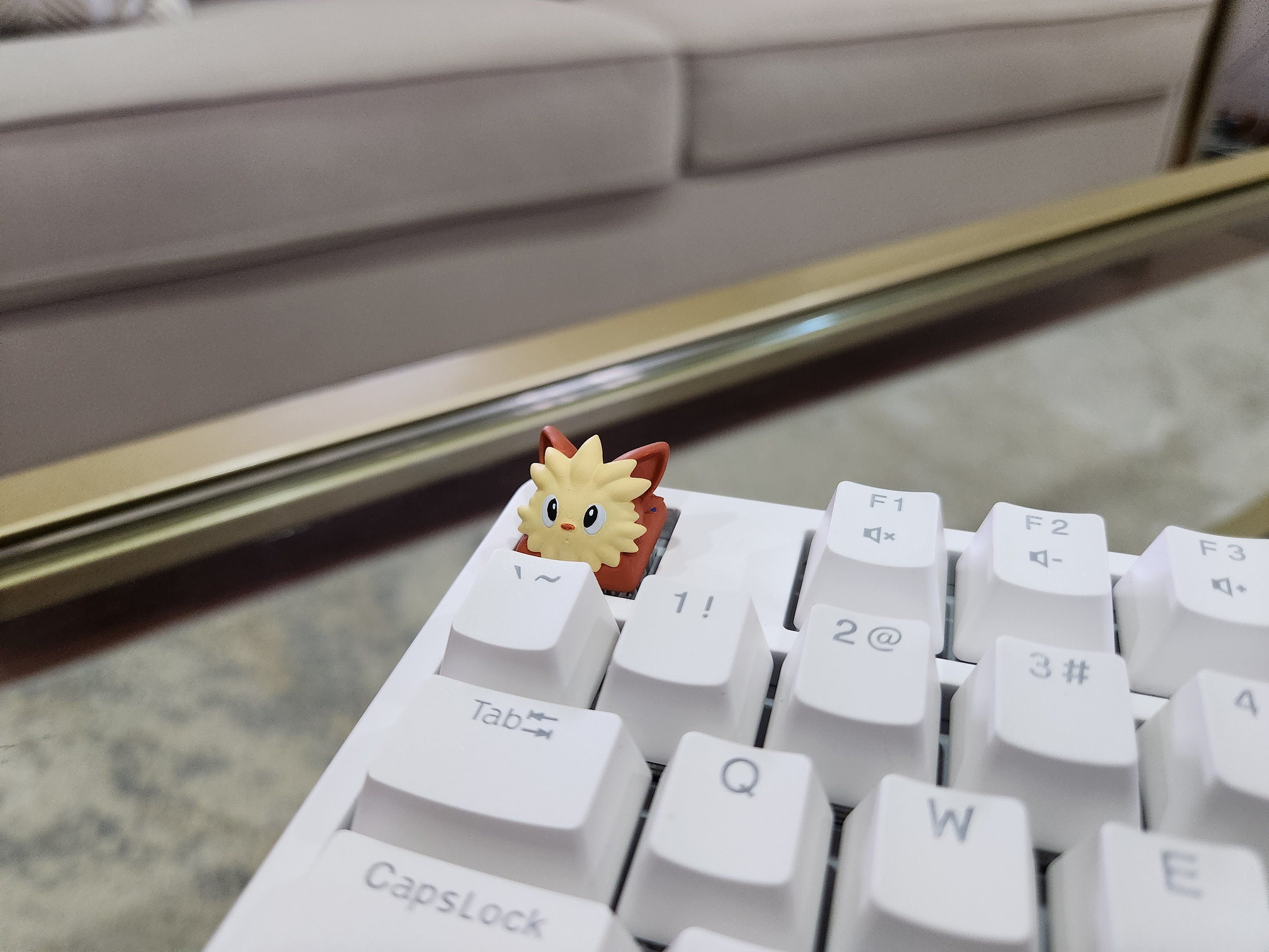 Anime Lillipup Keycap - Hand Painted Cute Keycap Designs, Cherry MX