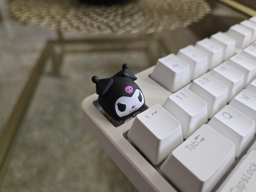 Cartoon Kuromii Keycap - Hand Painted Cute Keycap Designs, Cherry MX